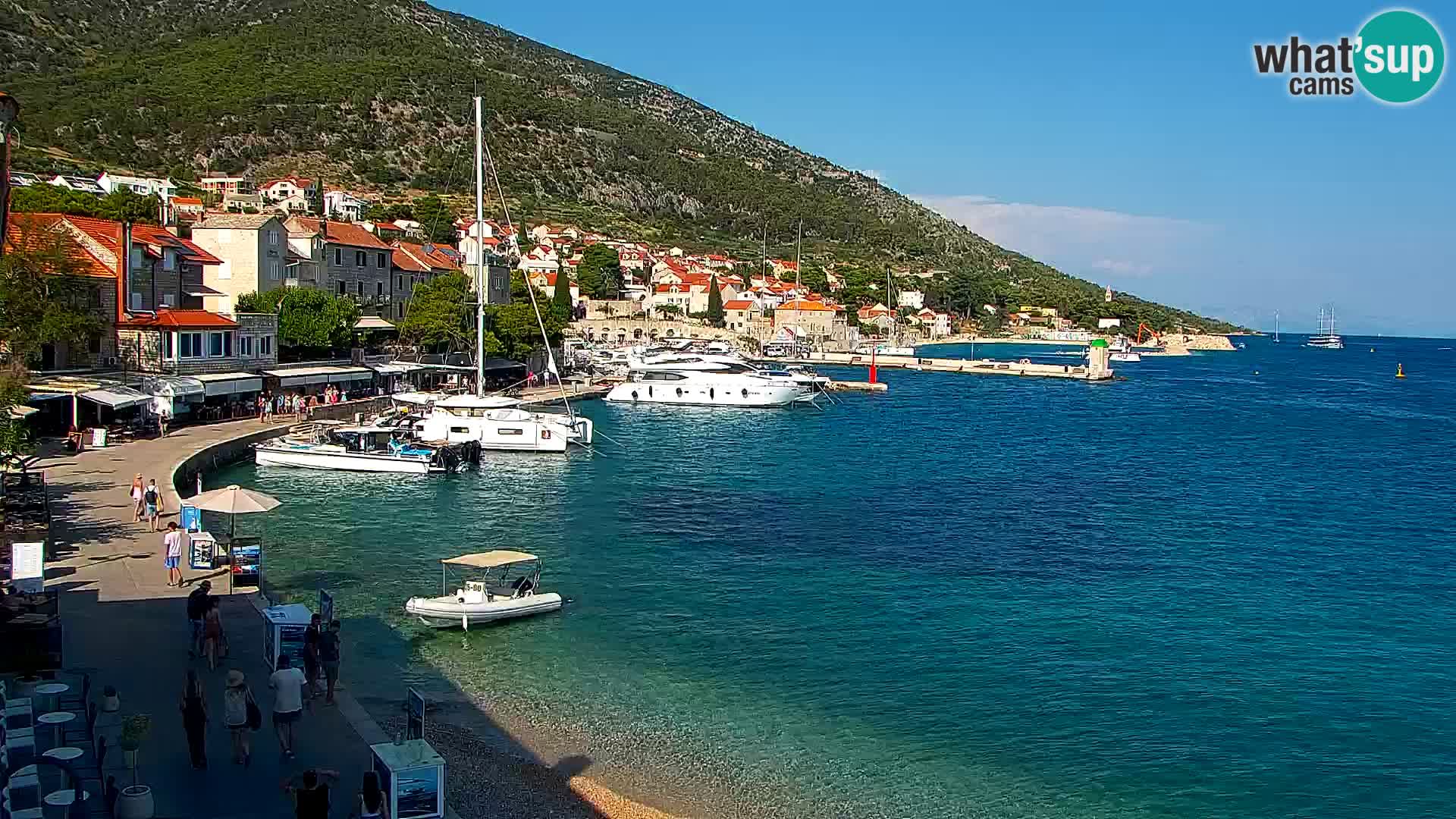 Webcam Bol Town Center & Marina – Live View from Bol, Brač