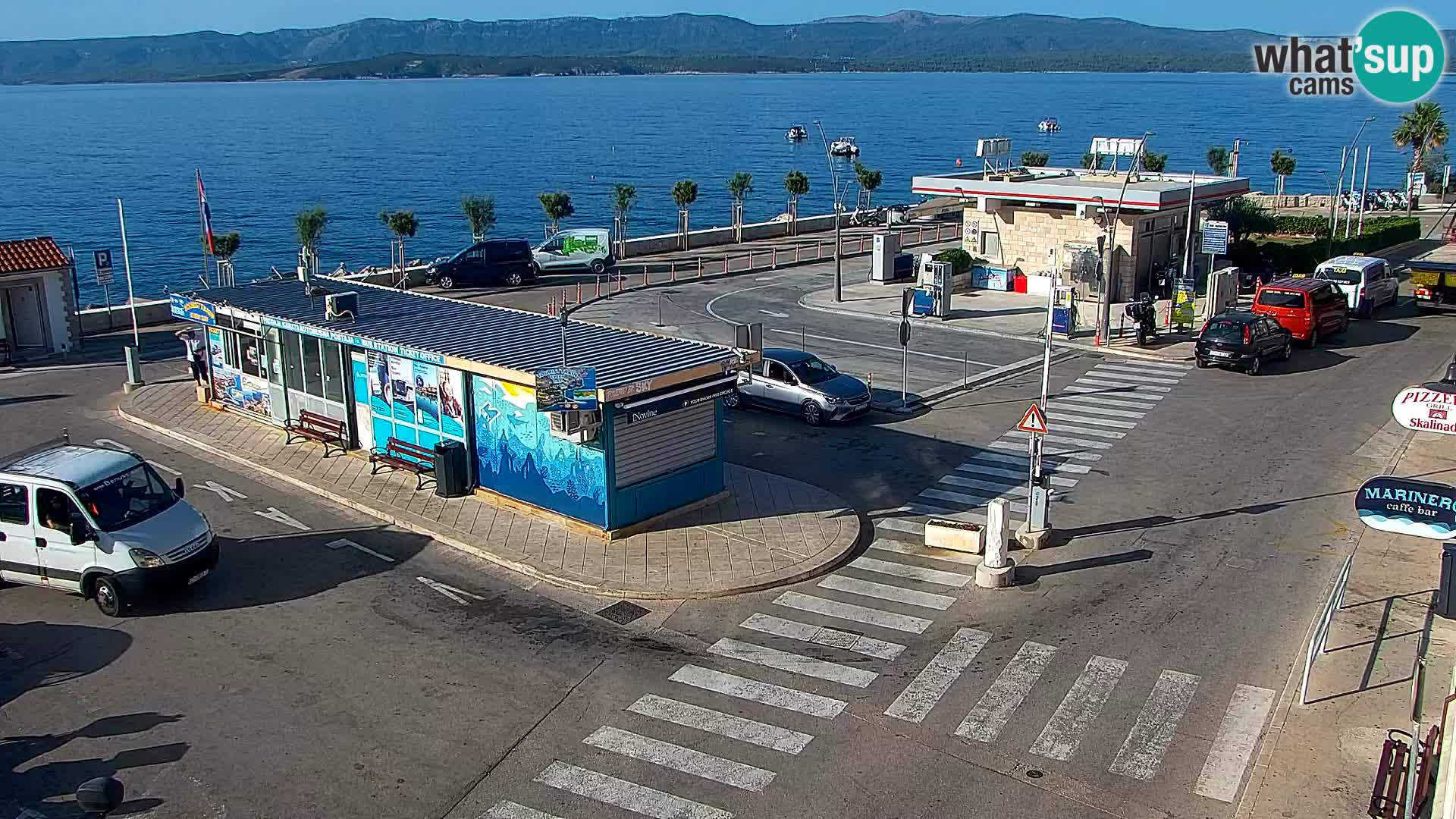 Webcam Bol Hafen & Ortszentrum – Liveblick aus Bol auf der Insel Brač