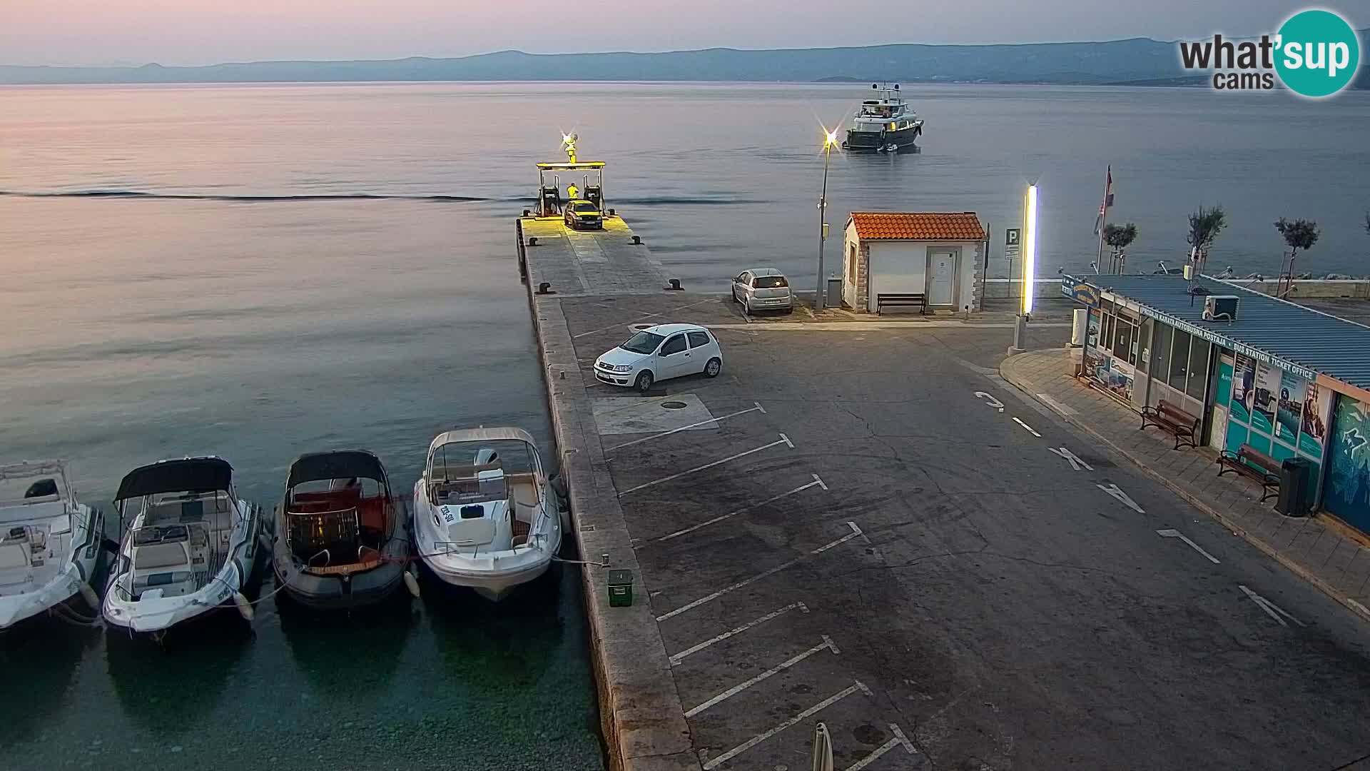 Webcam Bol centre-ville & marina – Vue en direct depuis Bol, île de Brač
