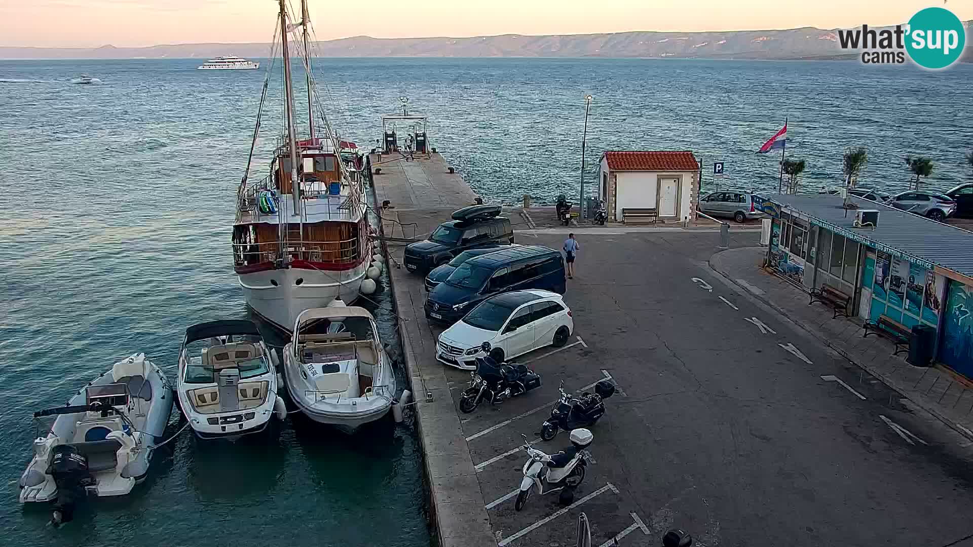 Webcam Bol Centre-Ville & Marina – Vue en direct depuis Bol, île de Brač