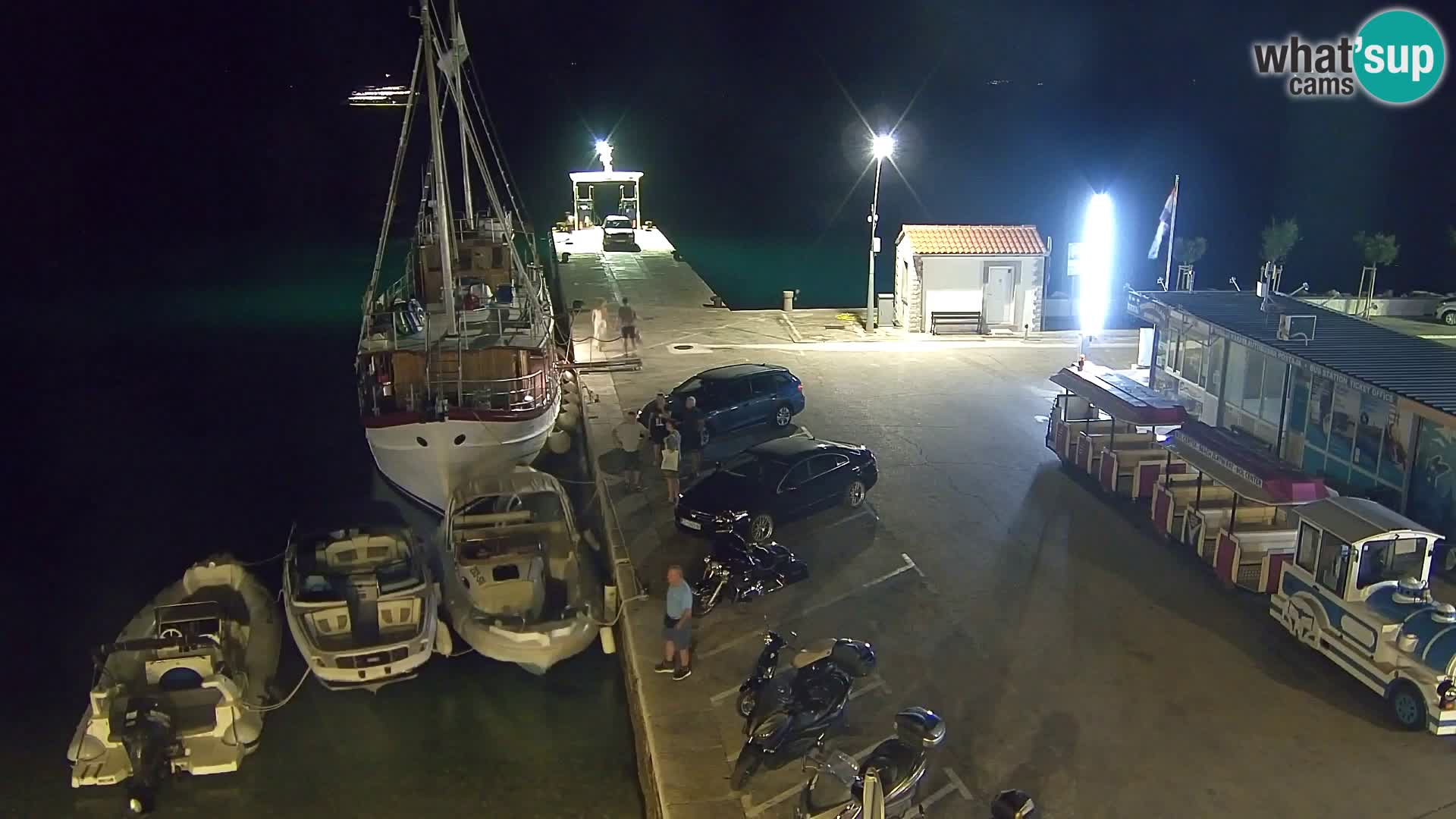 Webcam Bol Centre-Ville & Marina – Vue en direct depuis Bol, île de Brač