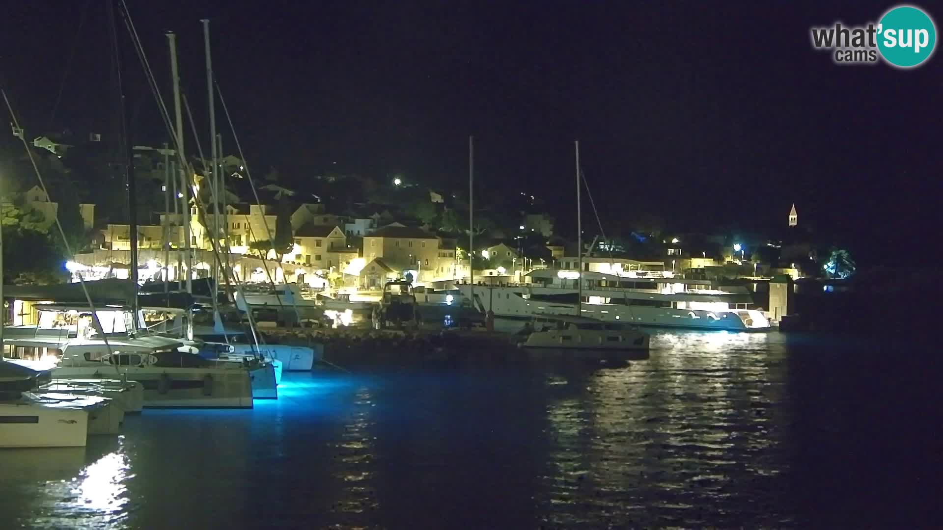 Webcam Bol centre-ville & marina – Vue en direct depuis Bol, île de Brač