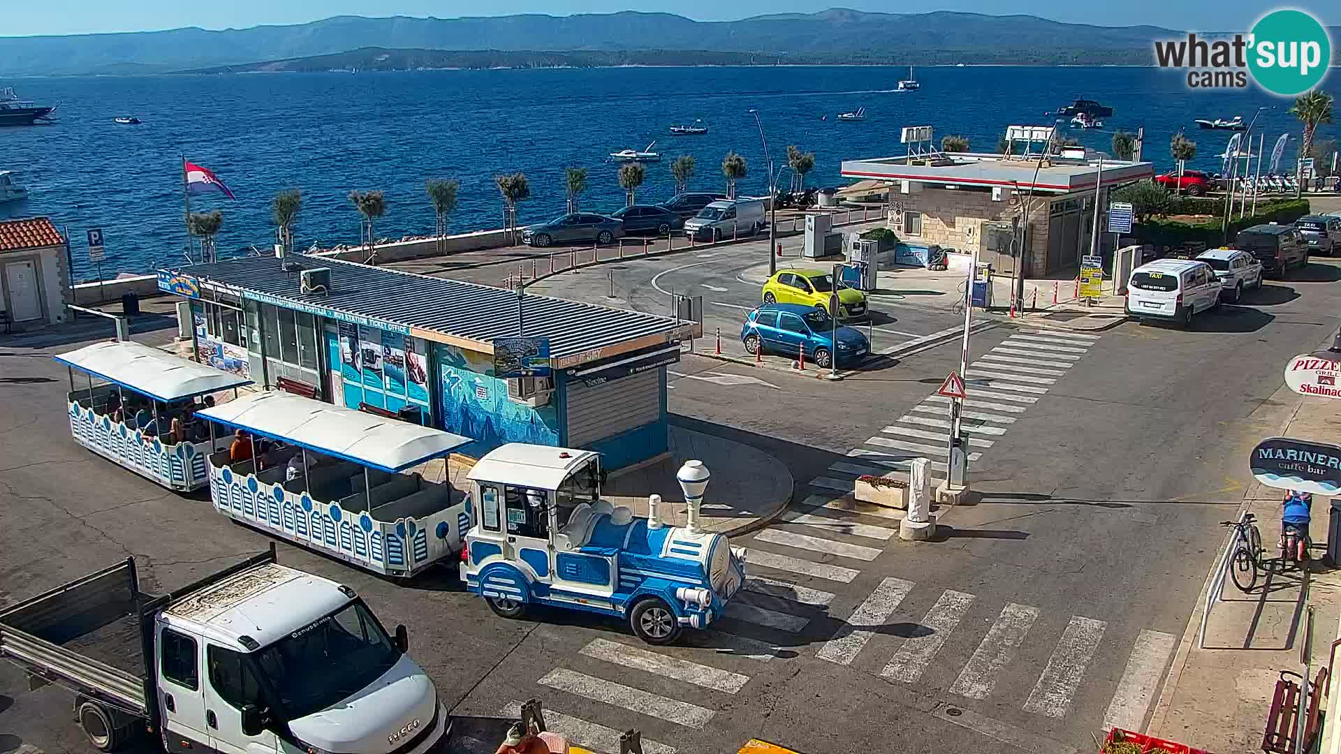 Webcam Bol centre-ville & marina – Vue en direct depuis Bol, île de Brač
