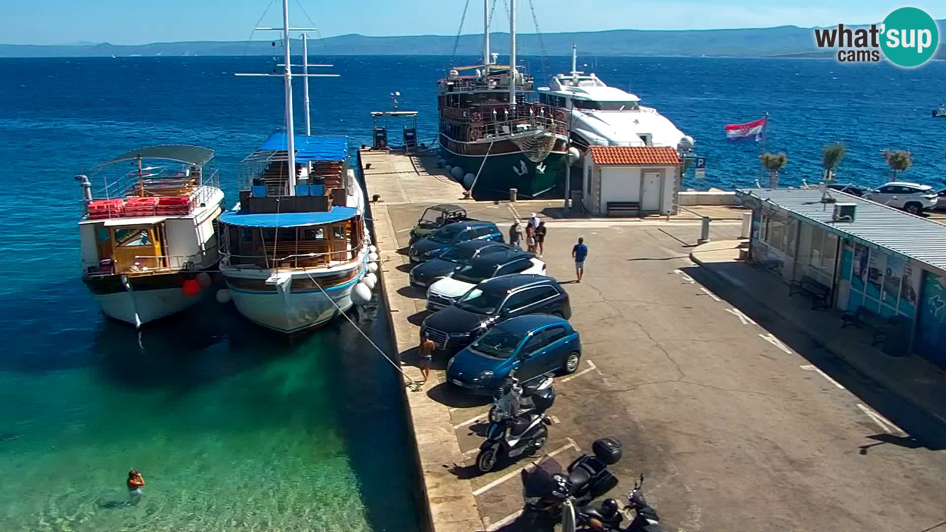 Webcam Bol Town Center & Marina – Live View from Bol, Brač