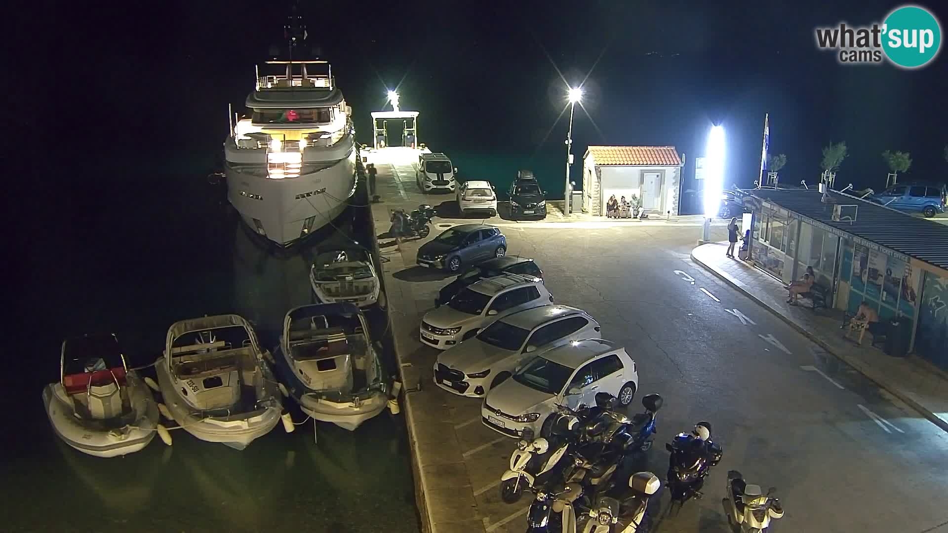 Webcam Bol Hafen & Ortszentrum – Liveblick aus Bol auf der Insel Brač