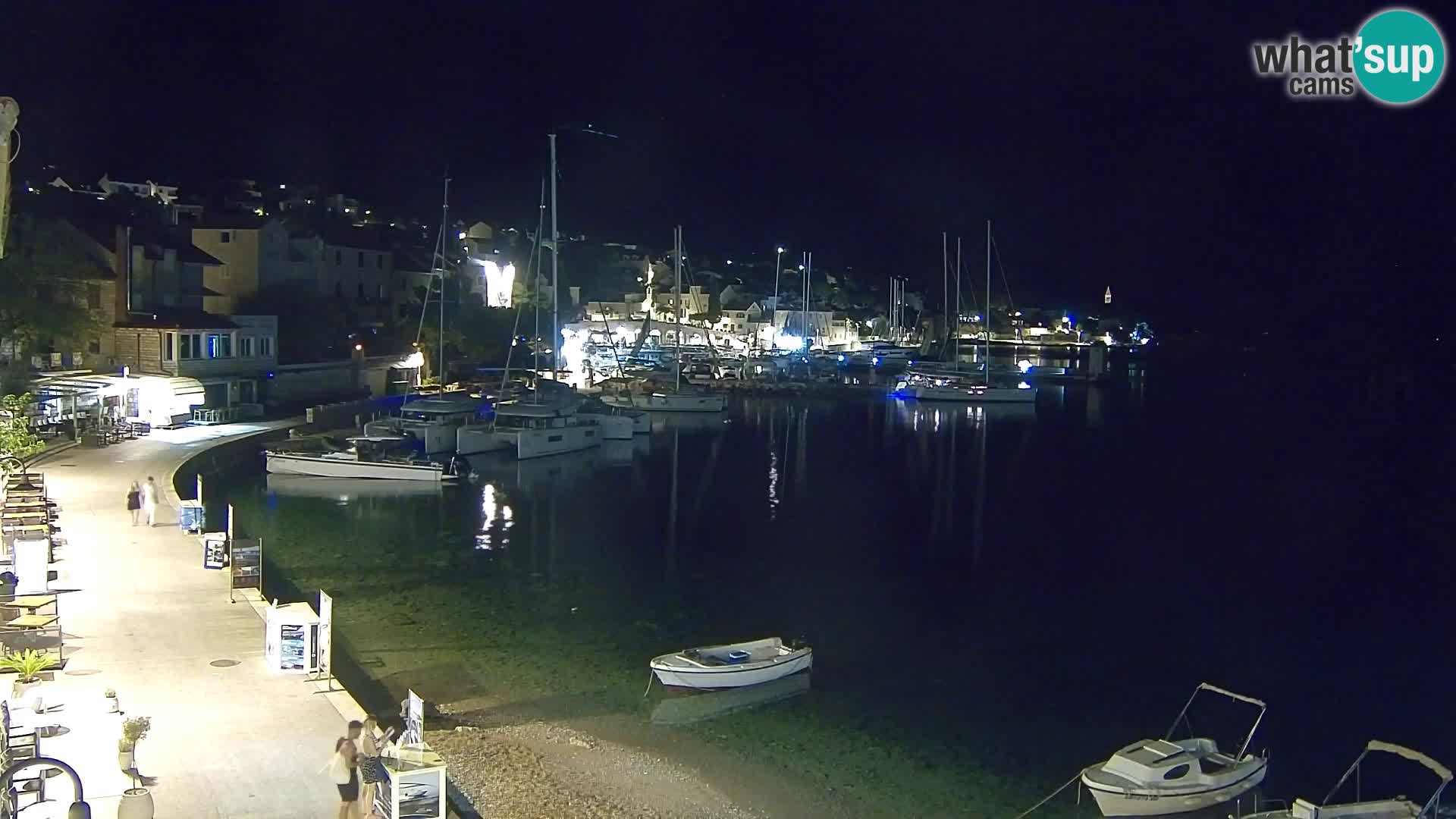 Webcam Bol centre-ville & marina – Vue en direct depuis Bol, île de Brač