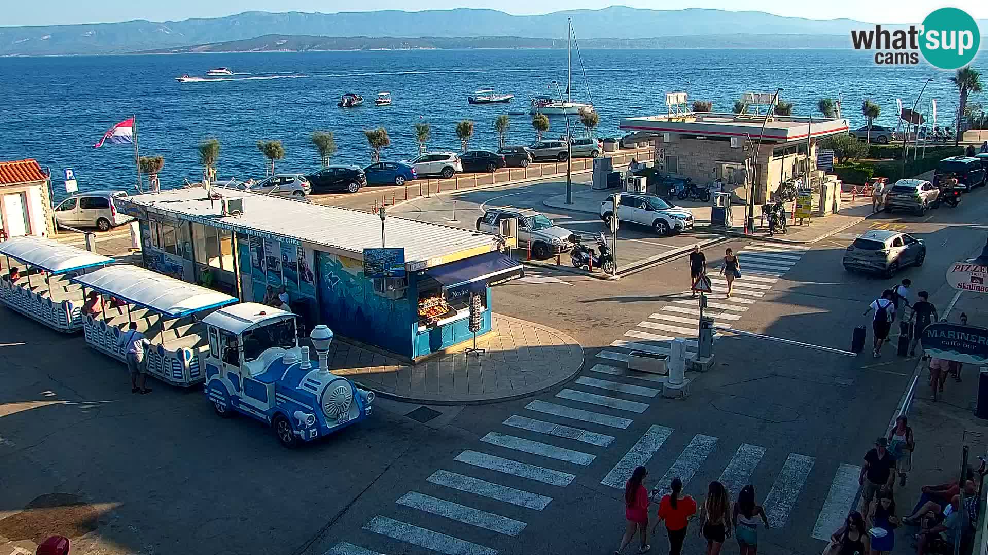 Webcam Bol Centre-Ville & Marina – Vue en direct depuis Bol, île de Brač
