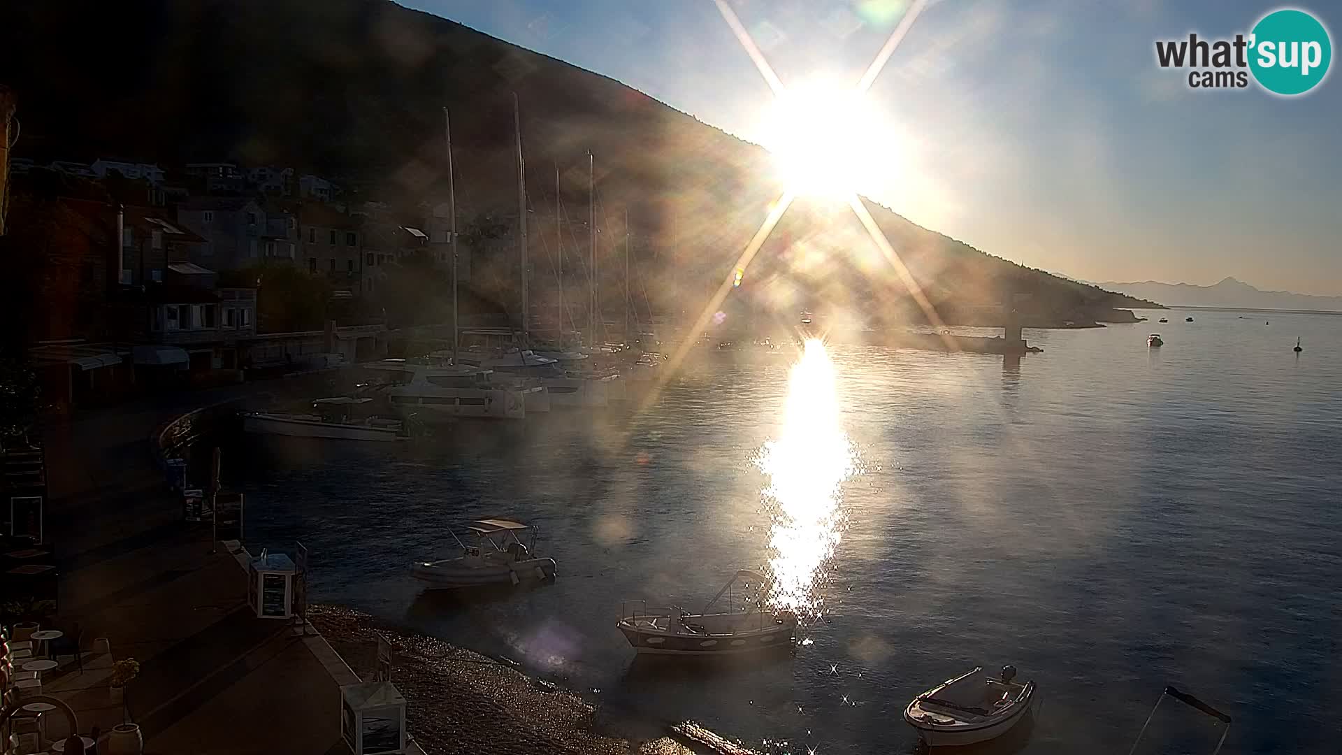 Webcam Bol Centre-Ville & Marina – Vue en direct depuis Bol, île de Brač