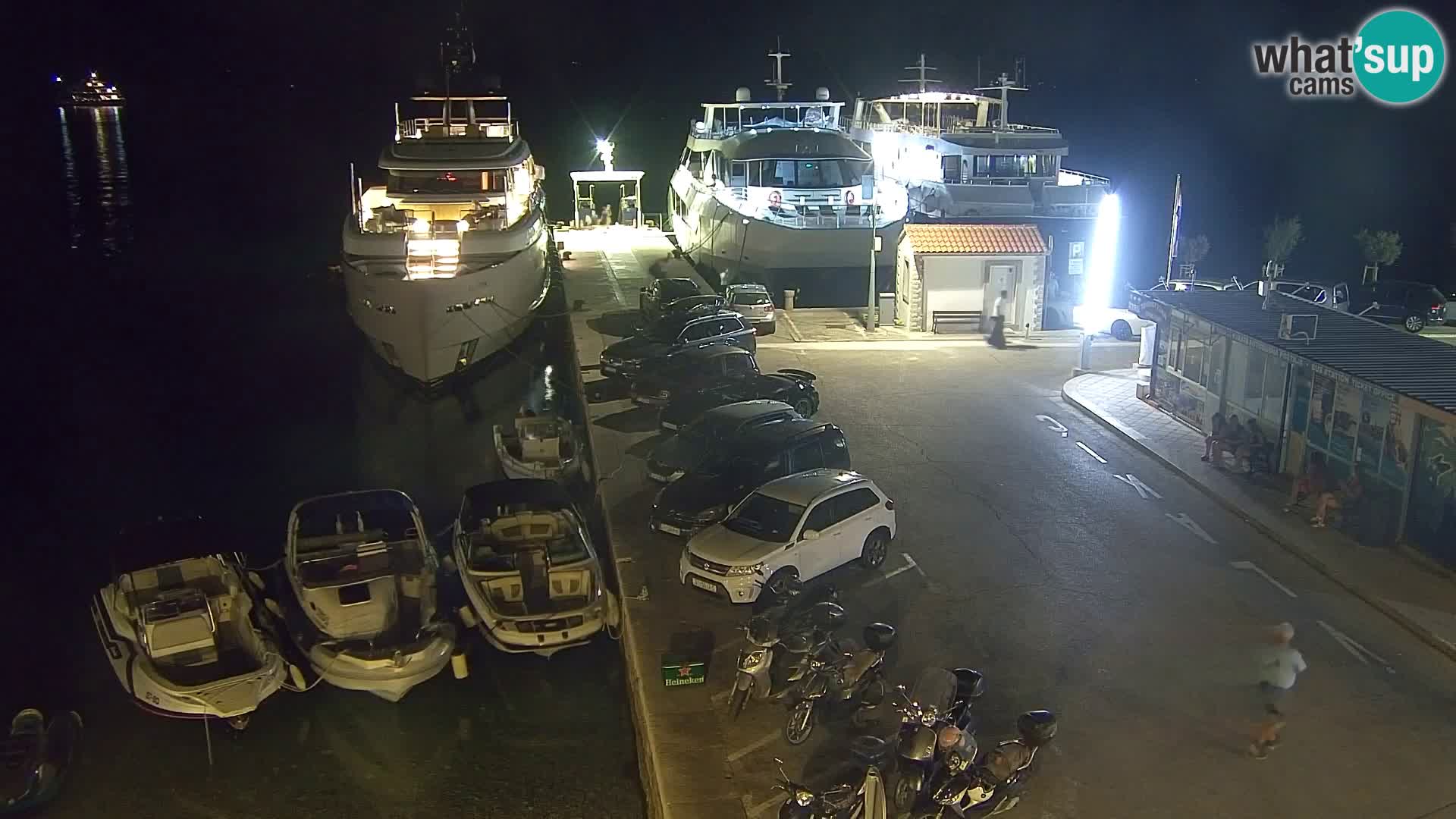 Webcam Bol Centre-Ville & Marina – Vue en direct depuis Bol, île de Brač