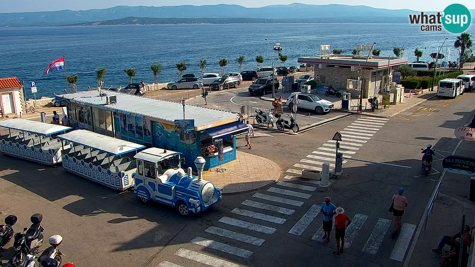 Webcam Bol Centre-Ville & Marina – Vue en direct depuis Bol, île de Brač