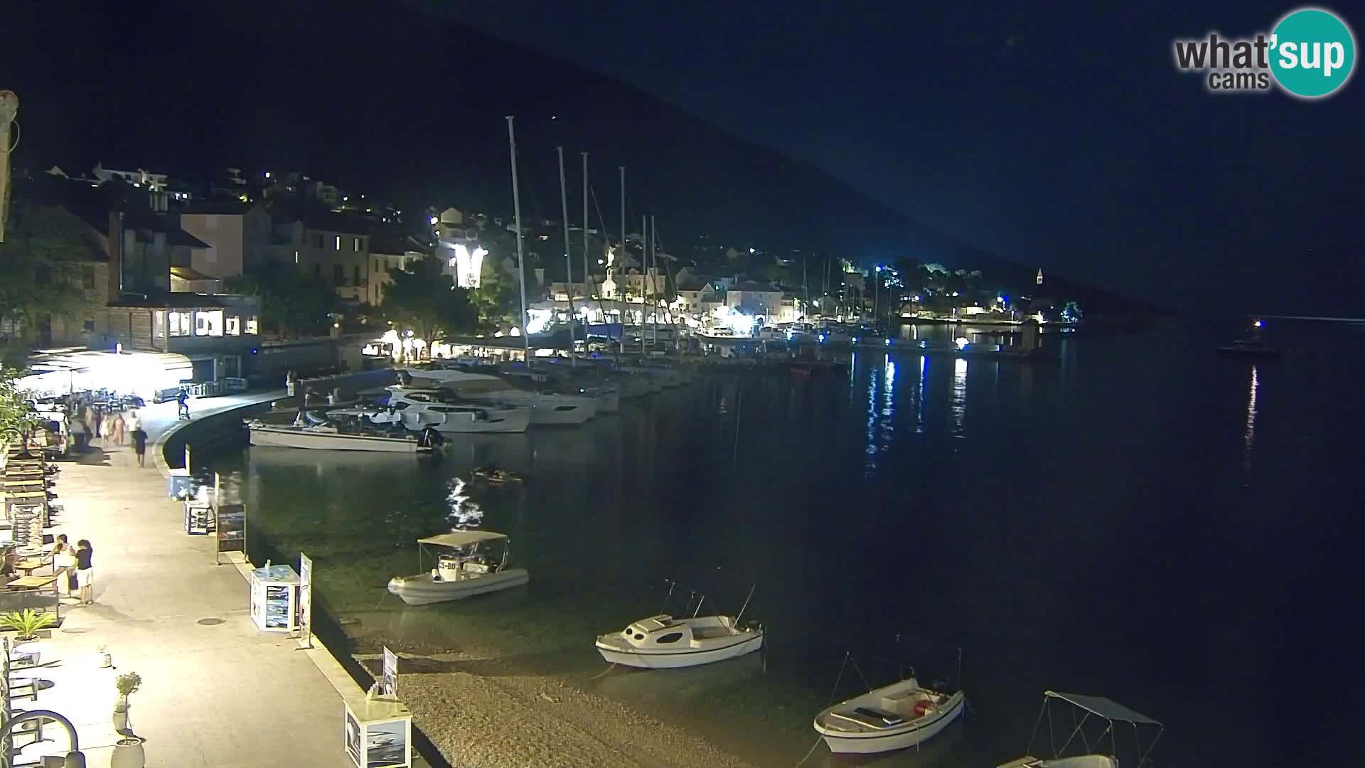 Webcam Bol Hafen & Ortszentrum – Liveblick aus Bol auf der Insel Brač