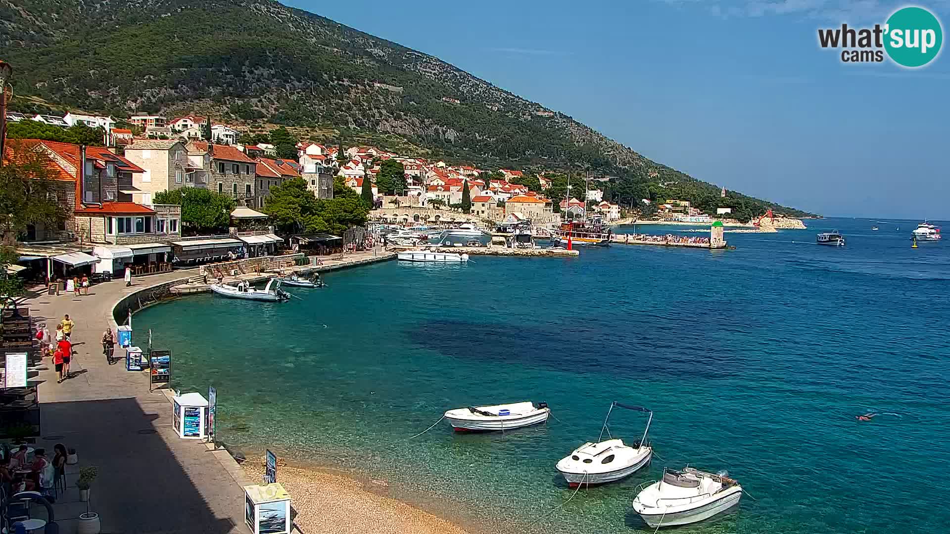 Webcam Bol Town Center & Marina – Live View from Bol, Brač