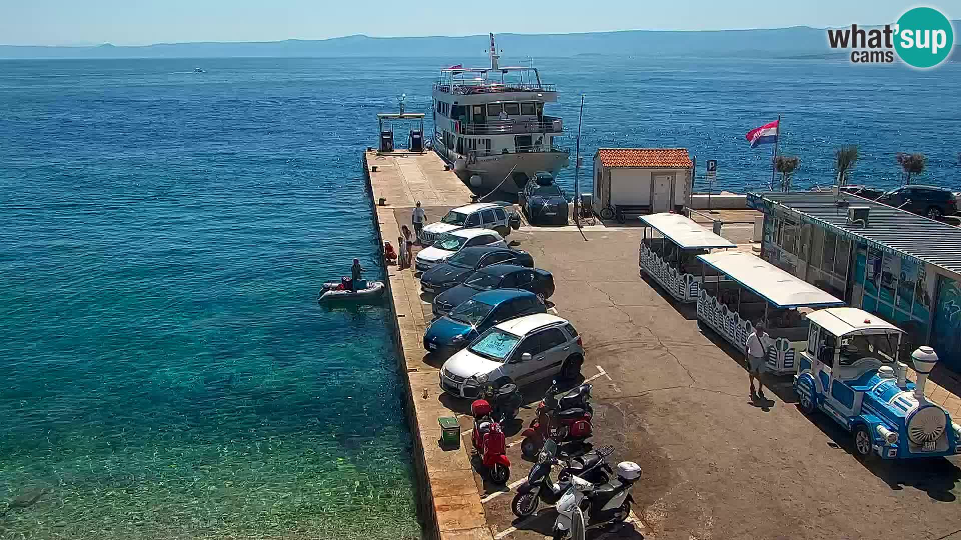 Webcam Bol Centre-Ville & Marina – Vue en direct depuis Bol, île de Brač