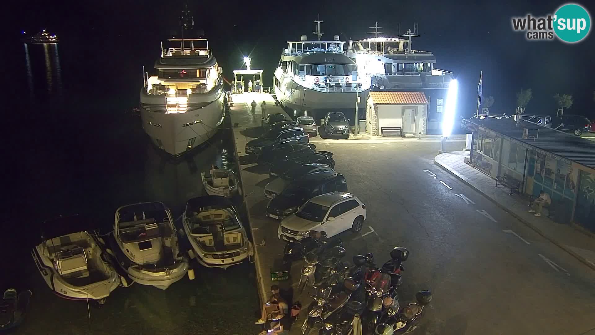Webcam Bol Hafen & Ortszentrum – Liveblick aus Bol auf der Insel Brač