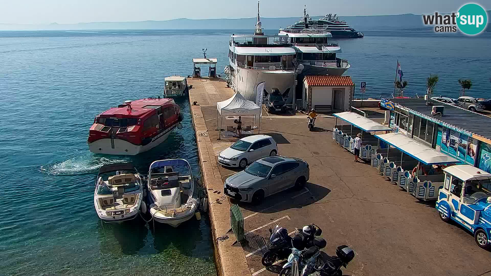Webcam Bol centre-ville & marina – Vue en direct depuis Bol, île de Brač