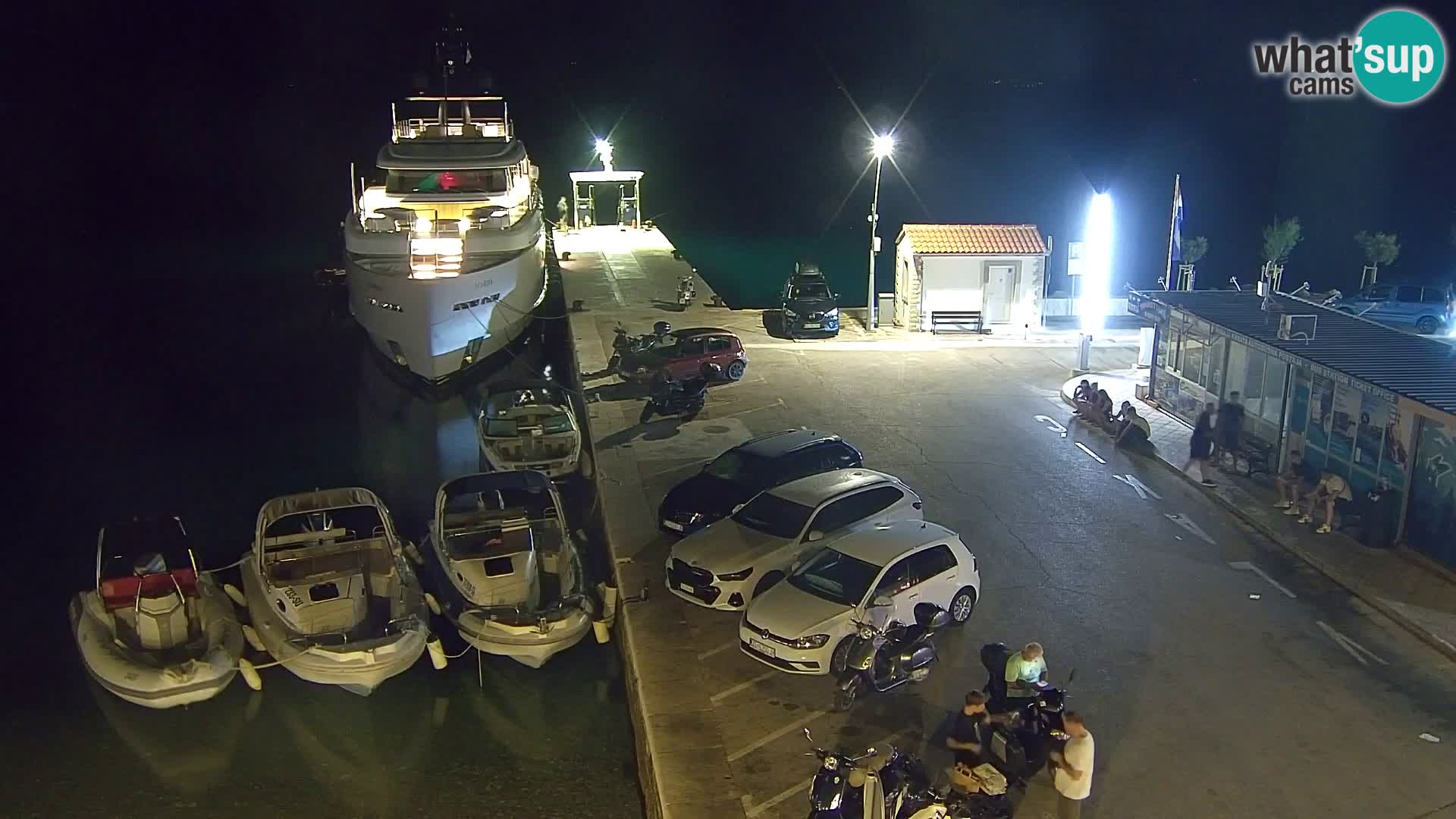 Webcam Bol centre-ville & marina – Vue en direct depuis Bol, île de Brač