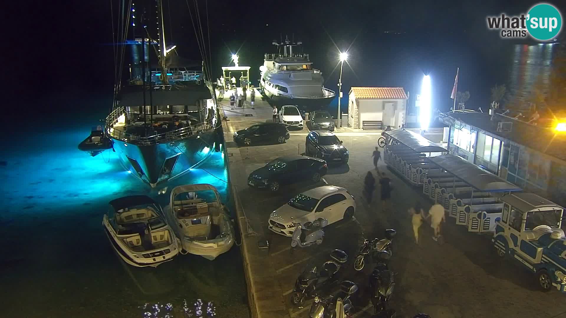 Webcam Bol Centre-Ville & Marina – Vue en direct depuis Bol, île de Brač