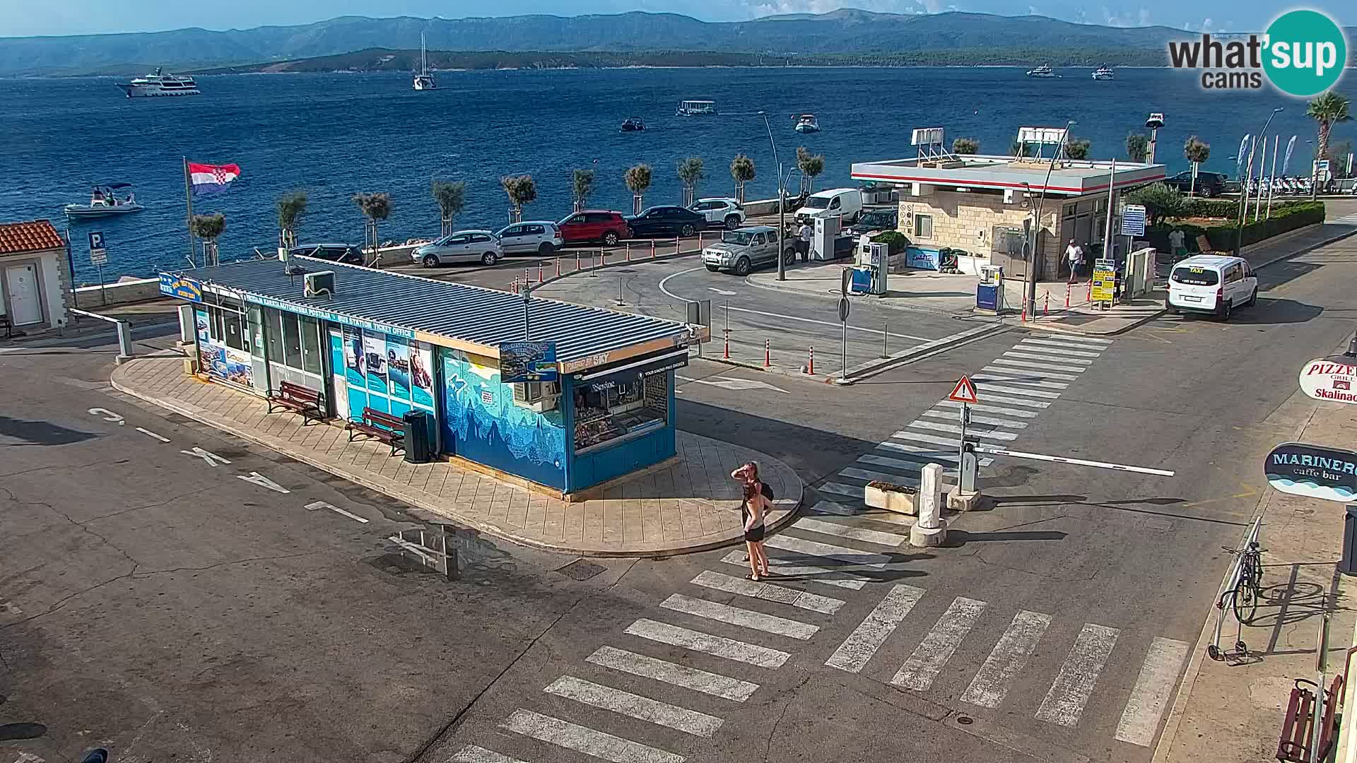 Webcam Bol Hafen & Ortszentrum – Liveblick aus Bol auf der Insel Brač