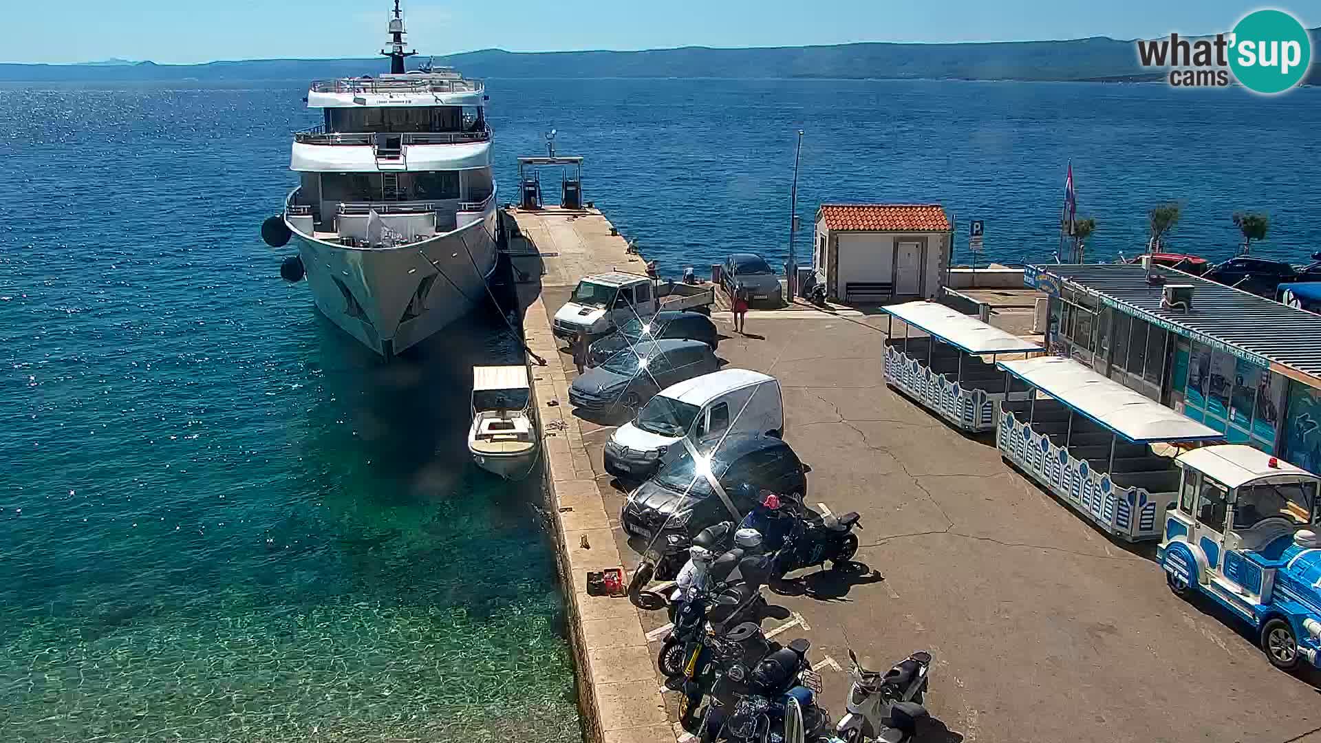 Webcam Bol Centre-Ville & Marina – Vue en direct depuis Bol, île de Brač