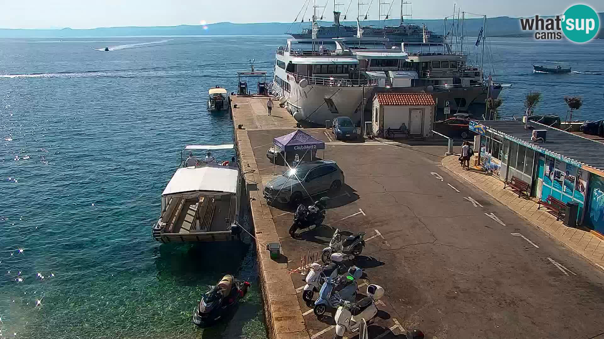 Webcam Bol Hafen & Ortszentrum – Liveblick aus Bol auf der Insel Brač