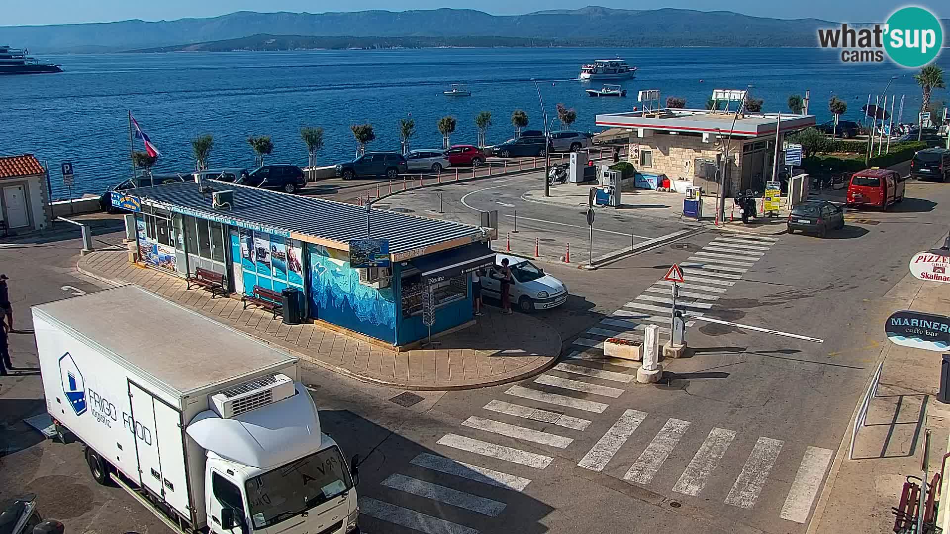 Webcam Bol Centre-Ville & Marina – Vue en direct depuis Bol, île de Brač
