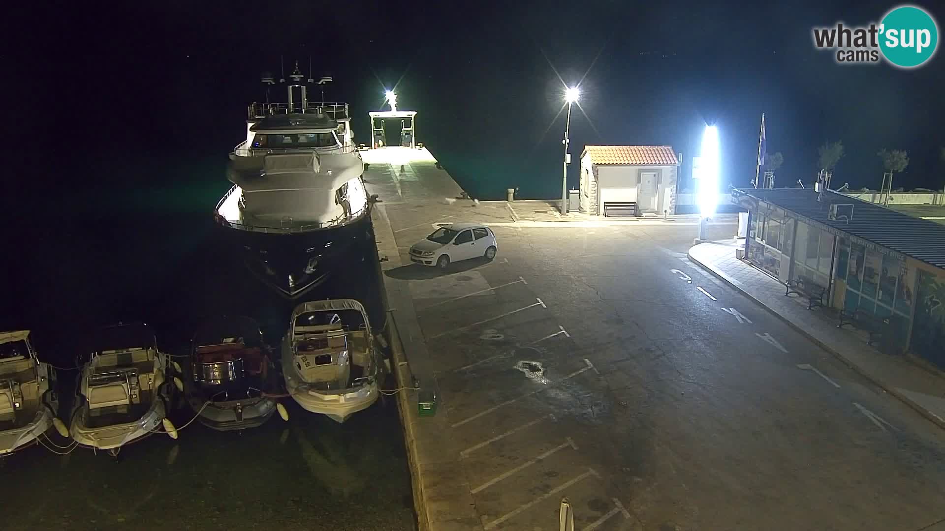 Webcam Bol centre-ville & marina – Vue en direct depuis Bol, île de Brač