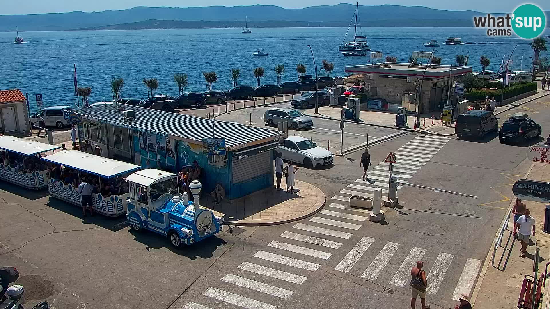 Webcam Bol Centre-Ville & Marina – Vue en direct depuis Bol, île de Brač