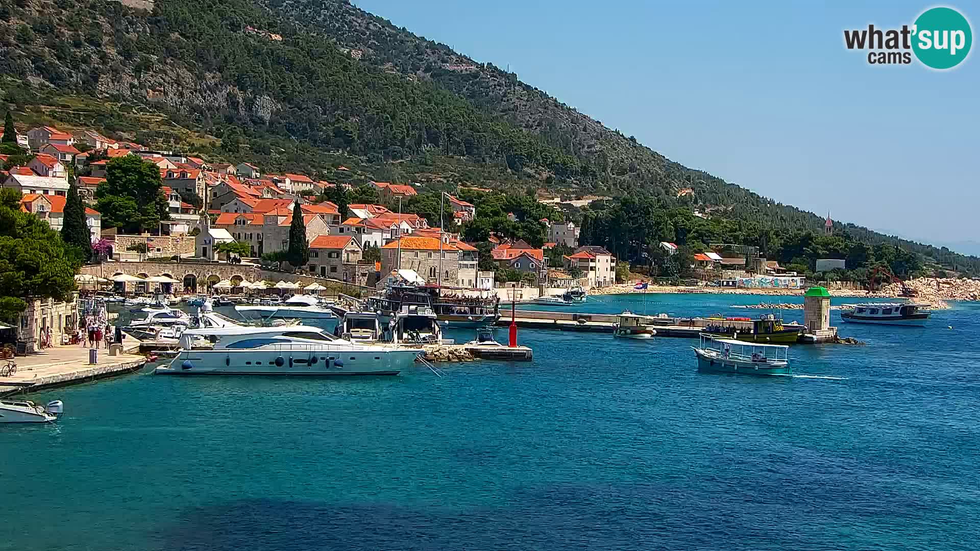 Webcam Bol Town Center & Marina – Live View from Bol, Brač