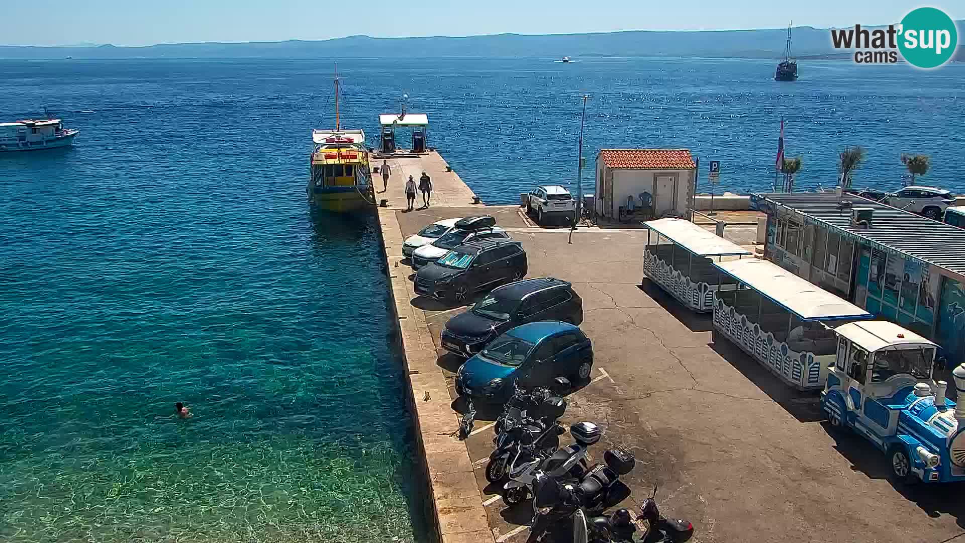 Webcam Bol Centre-Ville & Marina – Vue en direct depuis Bol, île de Brač