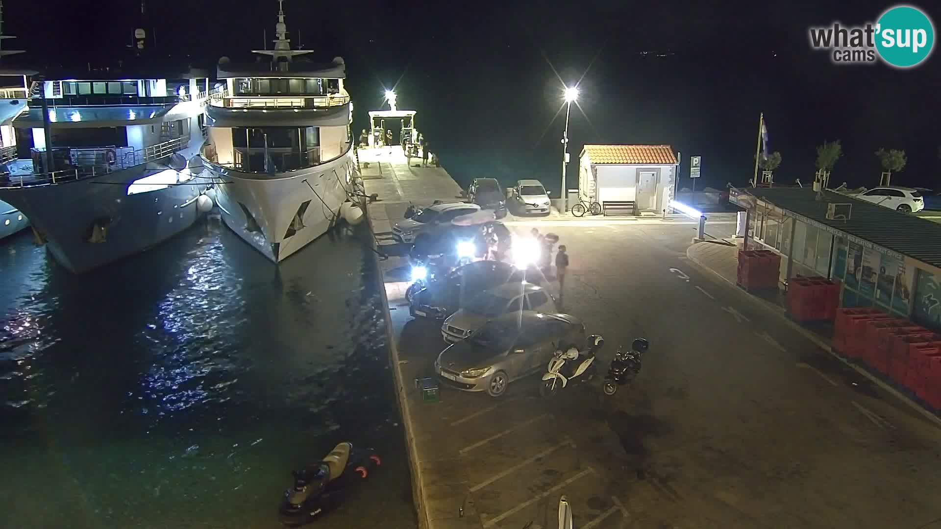 Webcam Bol centre-ville & marina – Vue en direct depuis Bol, île de Brač