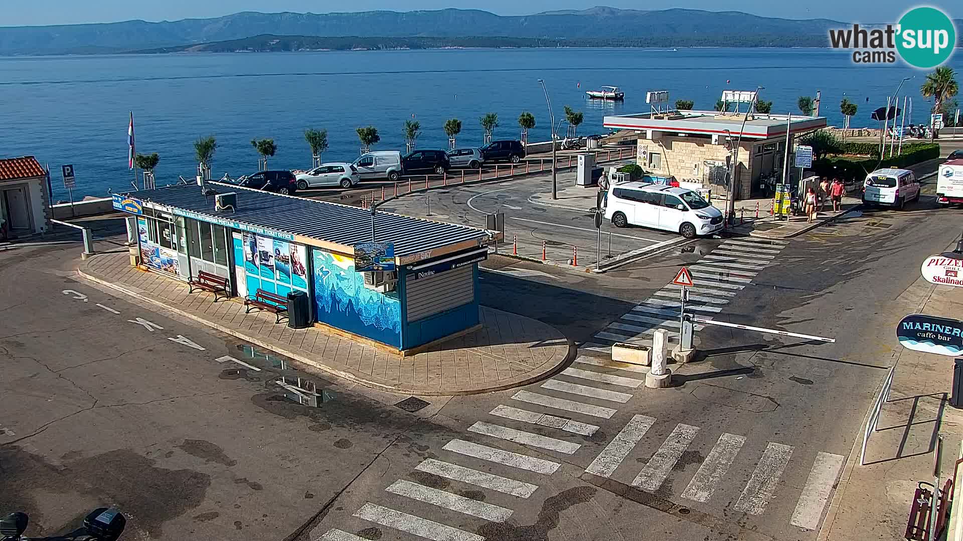 Webcam Bol centre-ville & marina – Vue en direct depuis Bol, île de Brač