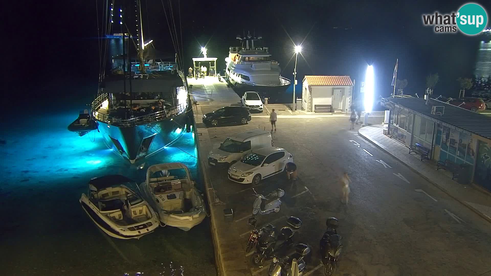 Webcam Bol Hafen & Ortszentrum – Liveblick aus Bol auf der Insel Brač