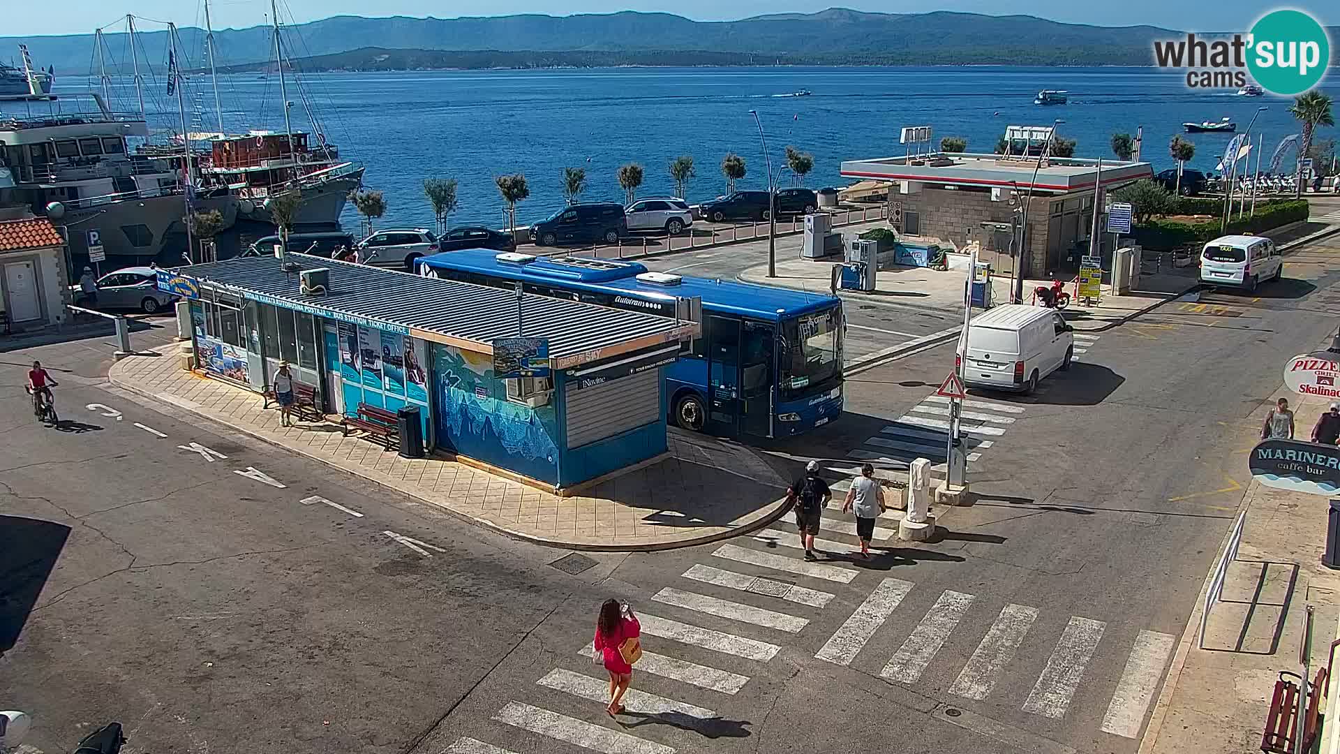 Webcam Bol Hafen & Ortszentrum – Liveblick aus Bol auf der Insel Brač