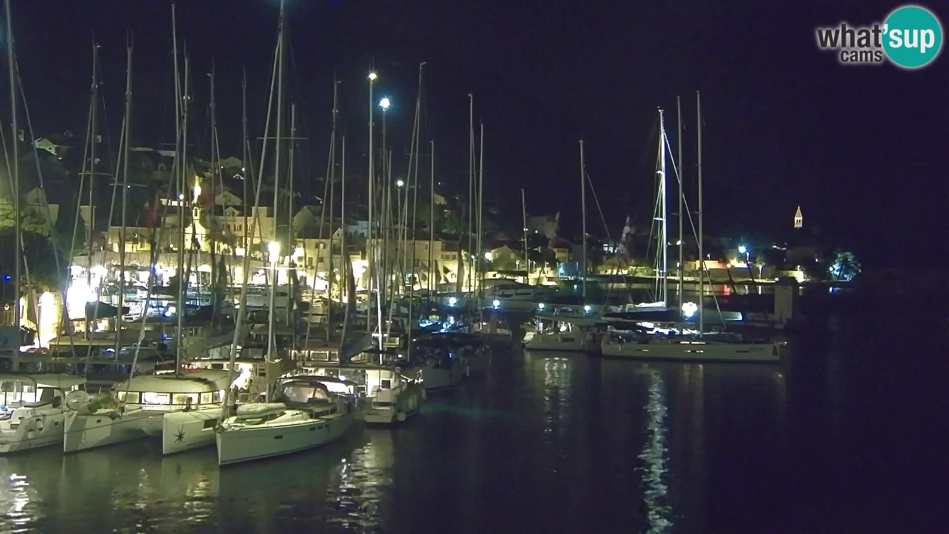 Webcam Bol centre-ville & marina – Vue en direct depuis Bol, île de Brač