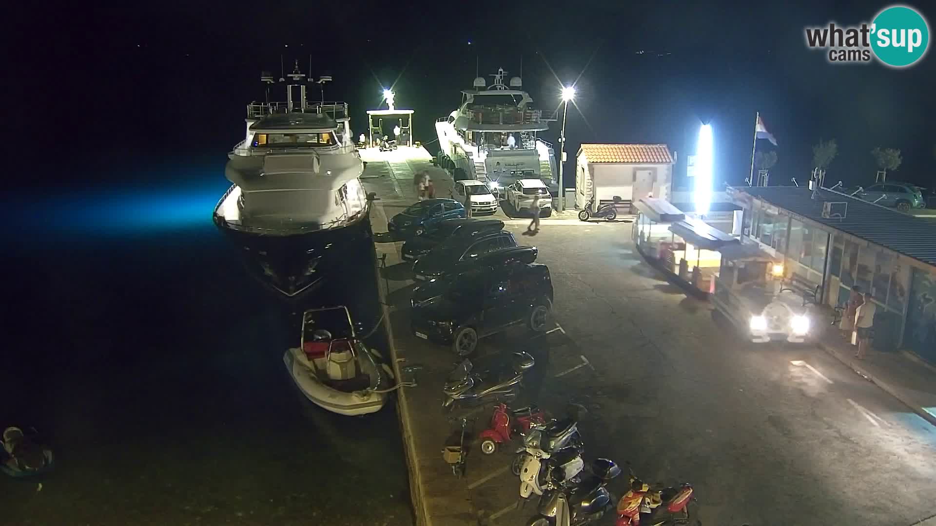 Webcam Bol Centre-Ville & Marina – Vue en direct depuis Bol, île de Brač