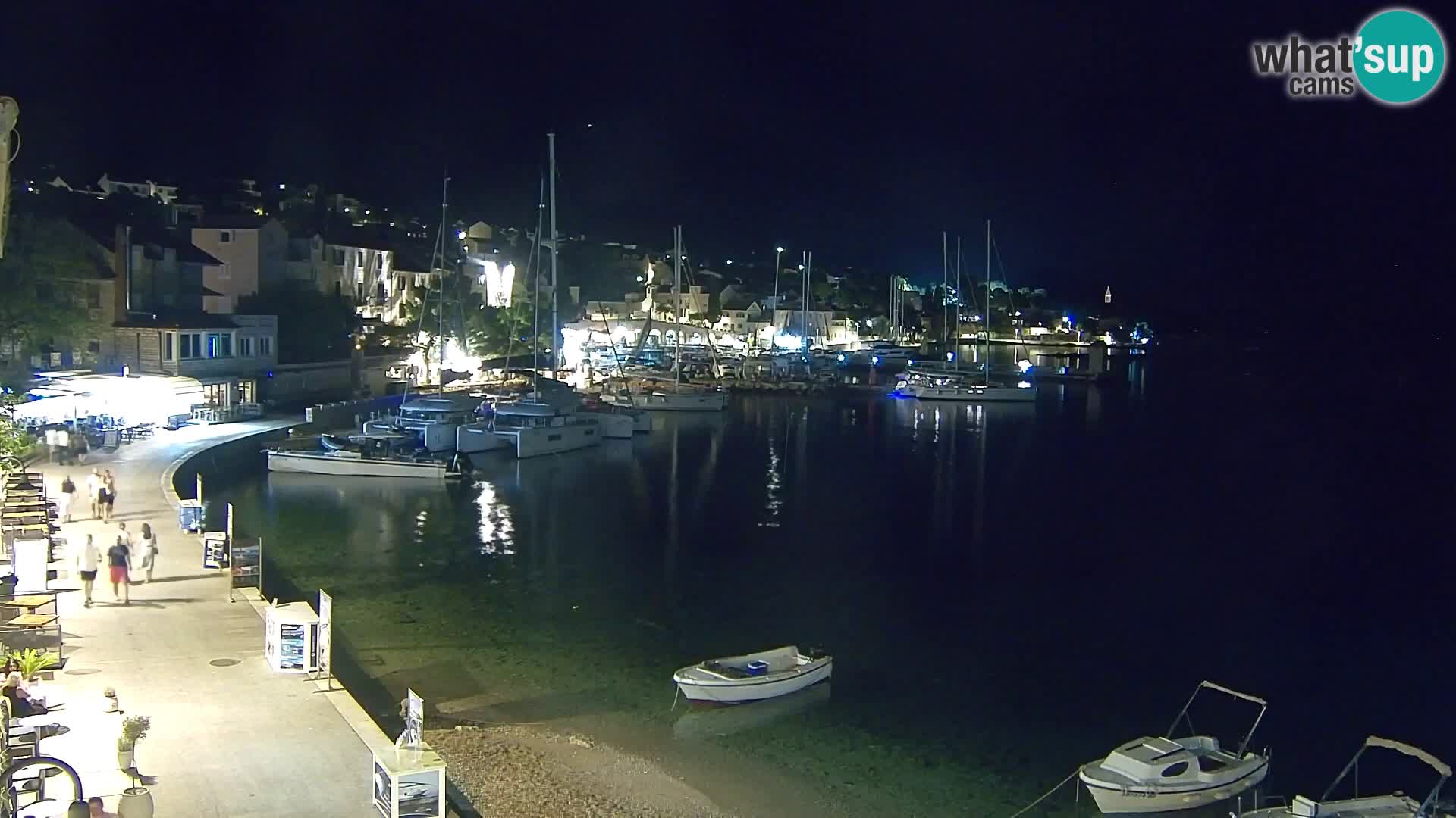Webcam Bol centre-ville & marina – Vue en direct depuis Bol, île de Brač