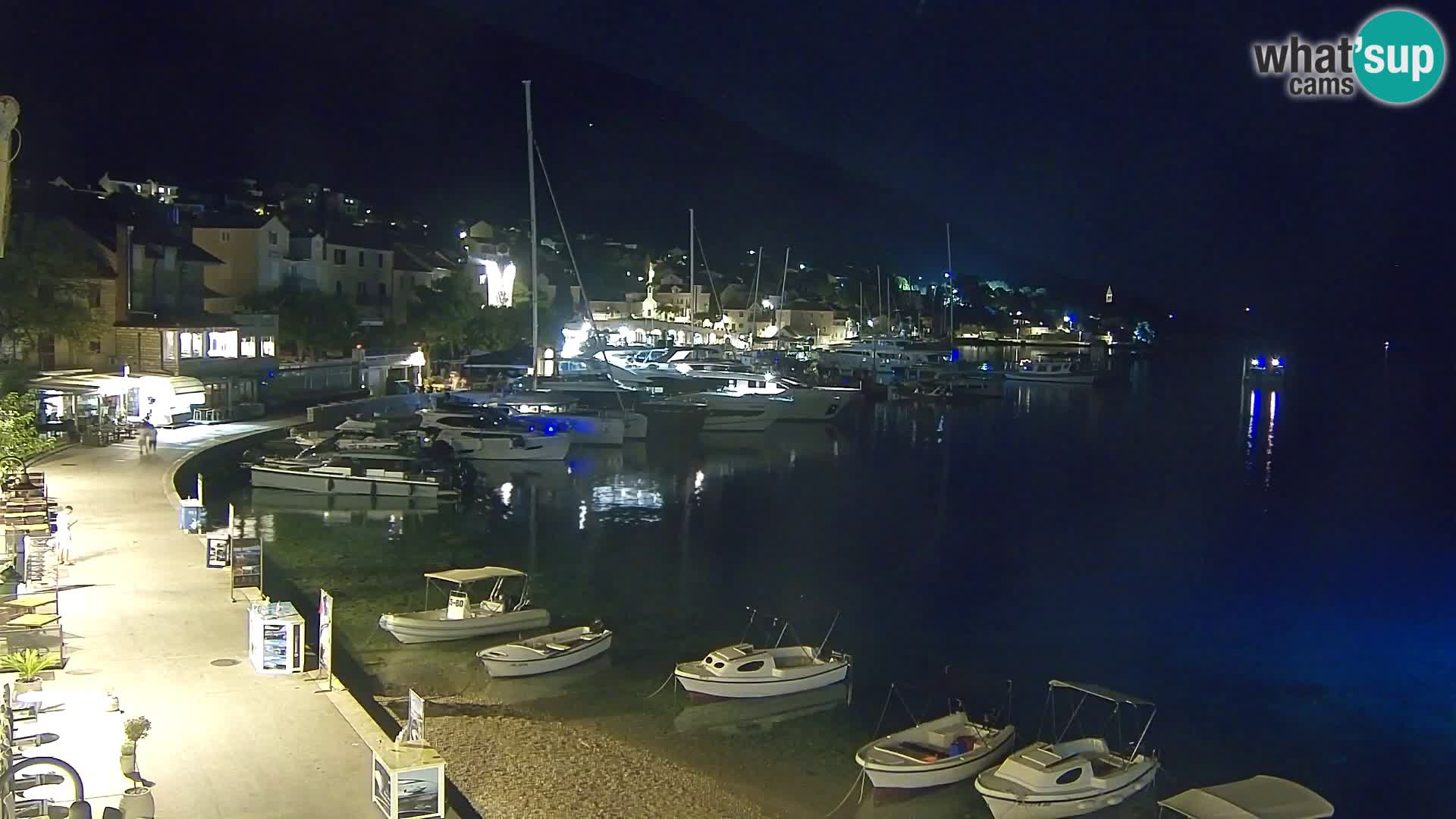 Webcam Bol Hafen & Ortszentrum – Liveblick aus Bol auf der Insel Brač
