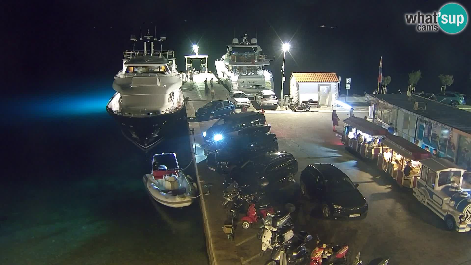 Webcam Bol Hafen & Ortszentrum – Liveblick aus Bol auf der Insel Brač
