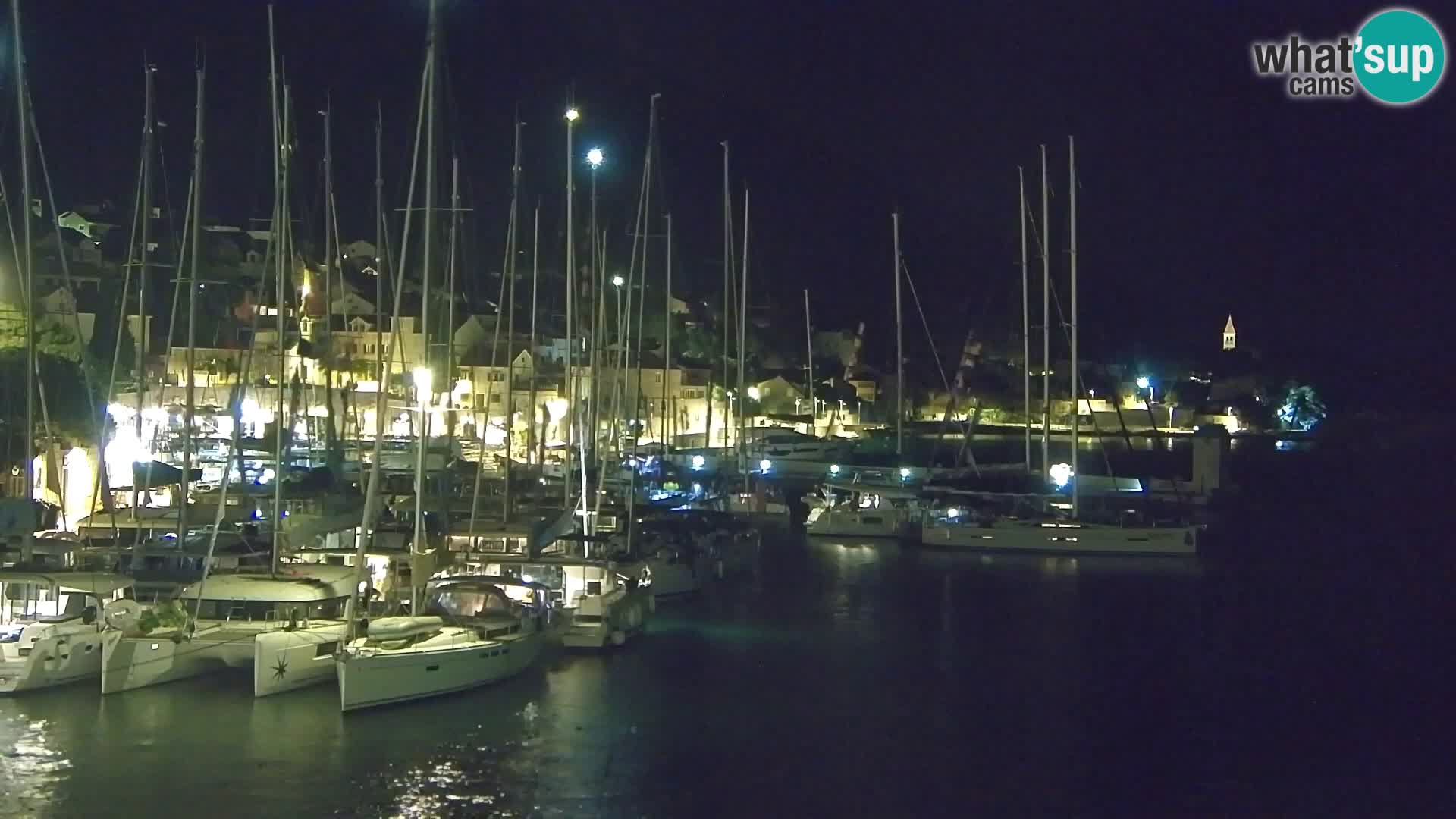 Webcam Bol centre-ville & marina – Vue en direct depuis Bol, île de Brač