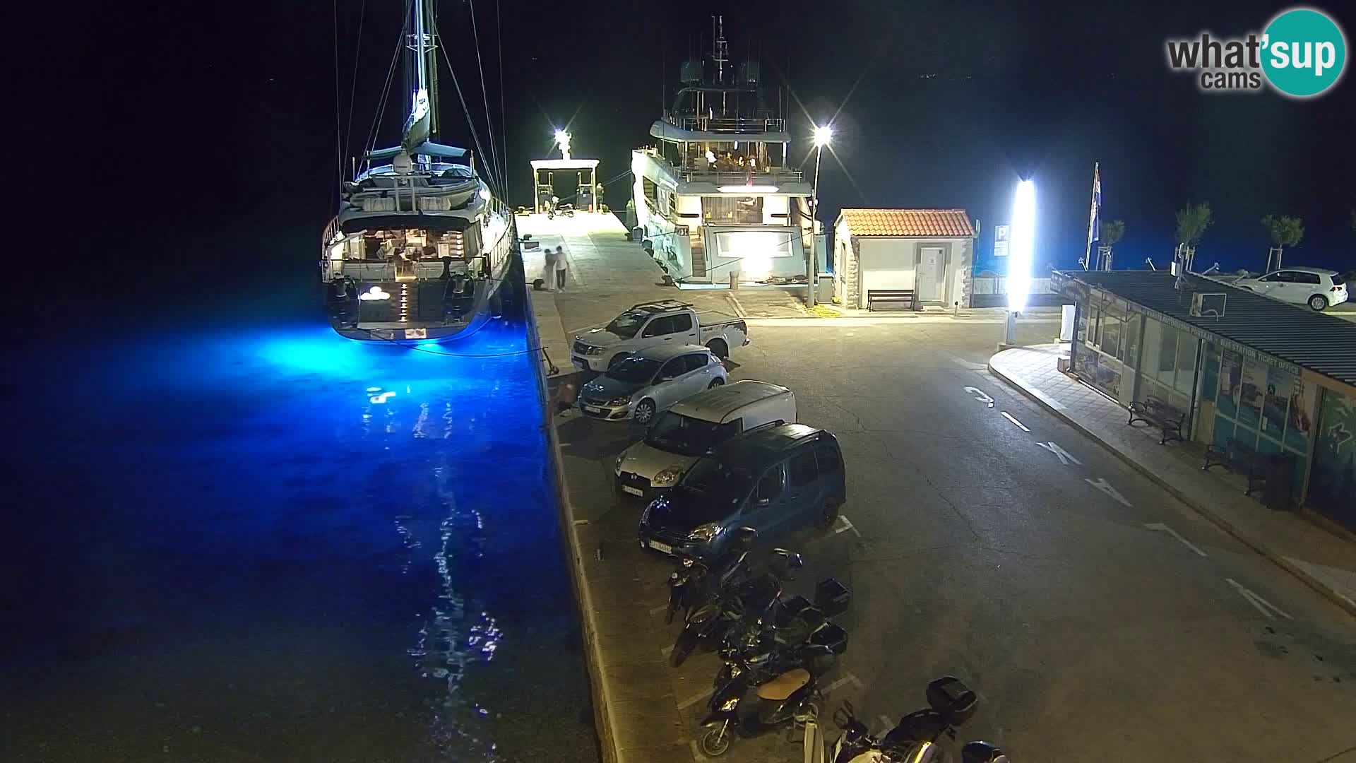 Webcam Bol Hafen & Ortszentrum – Liveblick aus Bol auf der Insel Brač