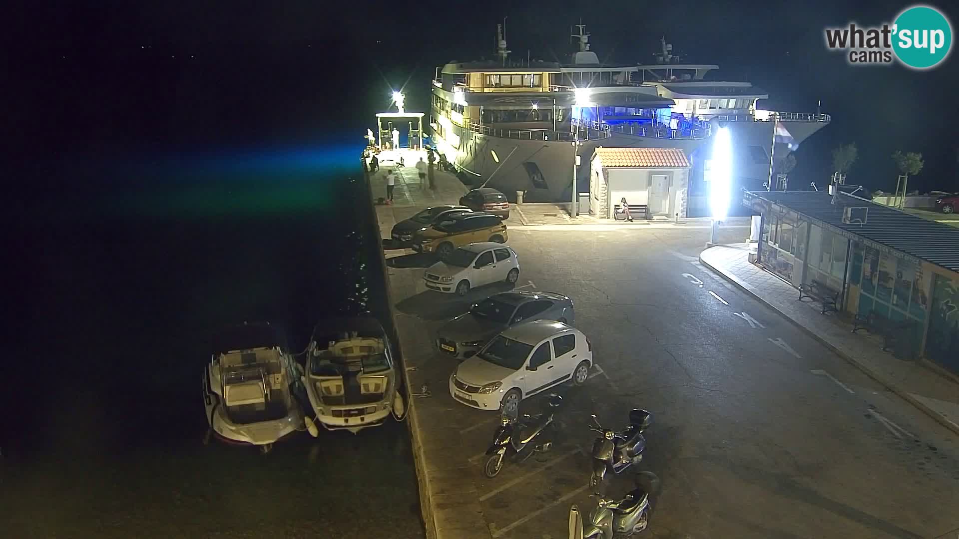 Webcam Bol Centre-Ville & Marina – Vue en direct depuis Bol, île de Brač