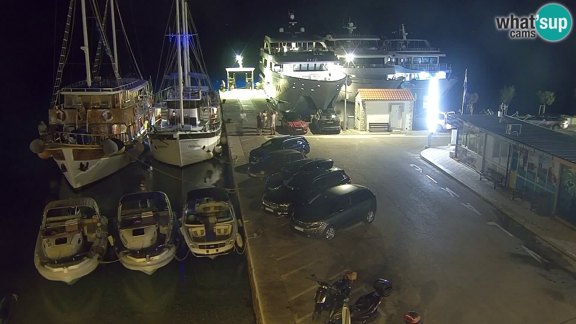 Webcam Bol Centre-Ville & Marina – Vue en direct depuis Bol, île de Brač