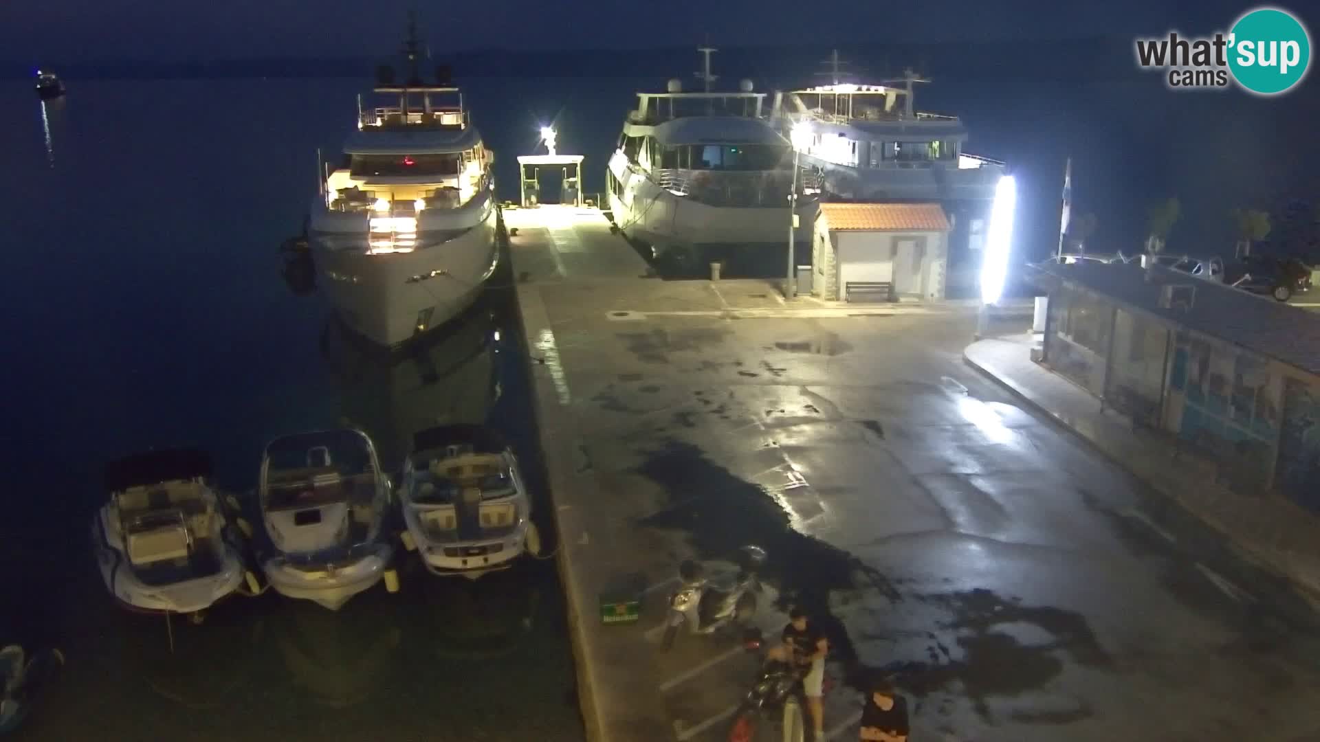 Webcam Bol Hafen & Ortszentrum – Liveblick aus Bol auf der Insel Brač