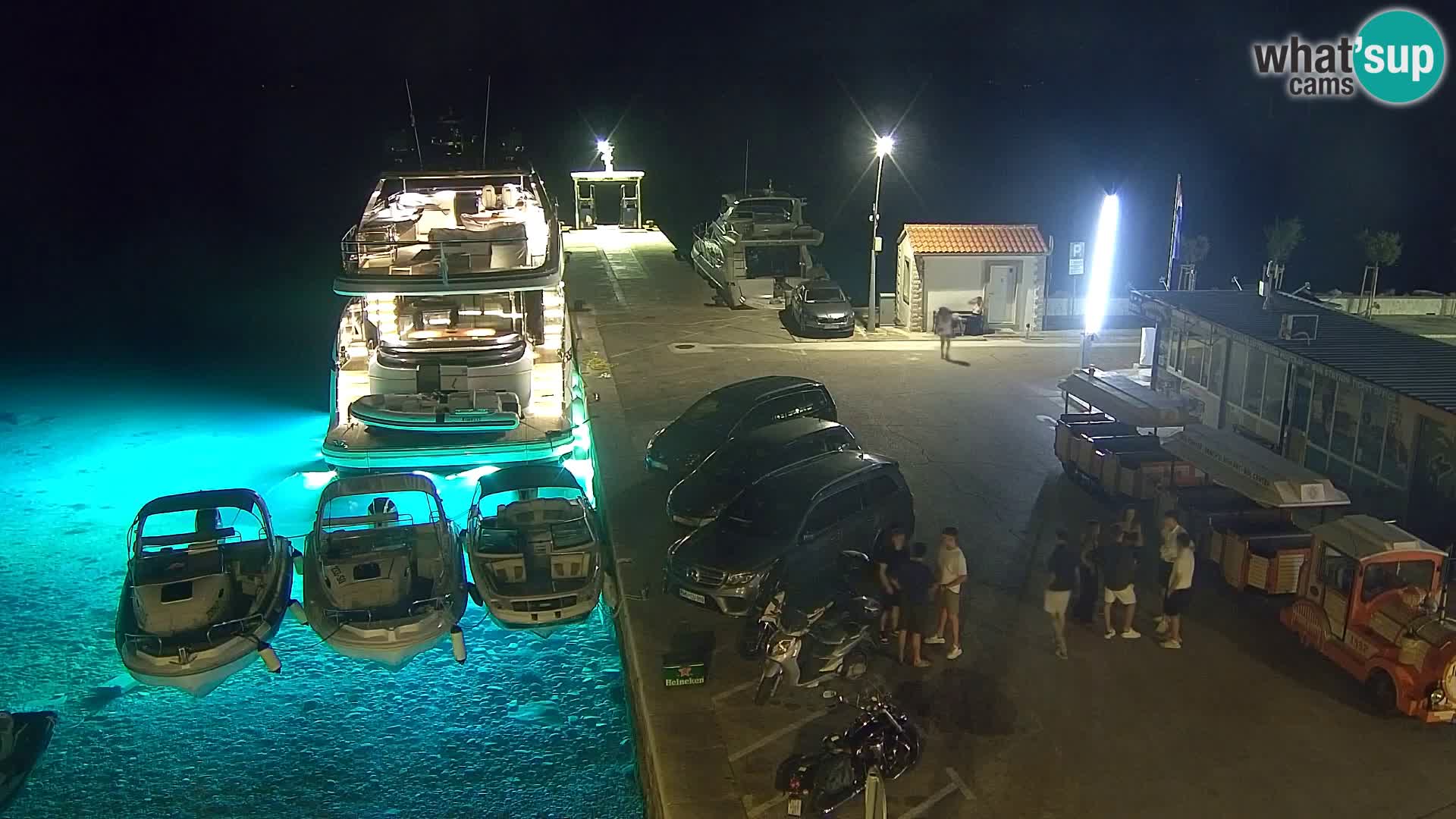 Webcam Bol Centre-Ville & Marina – Vue en direct depuis Bol, île de Brač