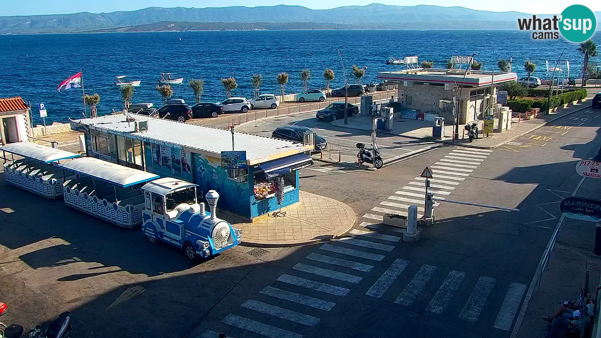 Webcam Bol Centre-Ville & Marina – Vue en direct depuis Bol, île de Brač