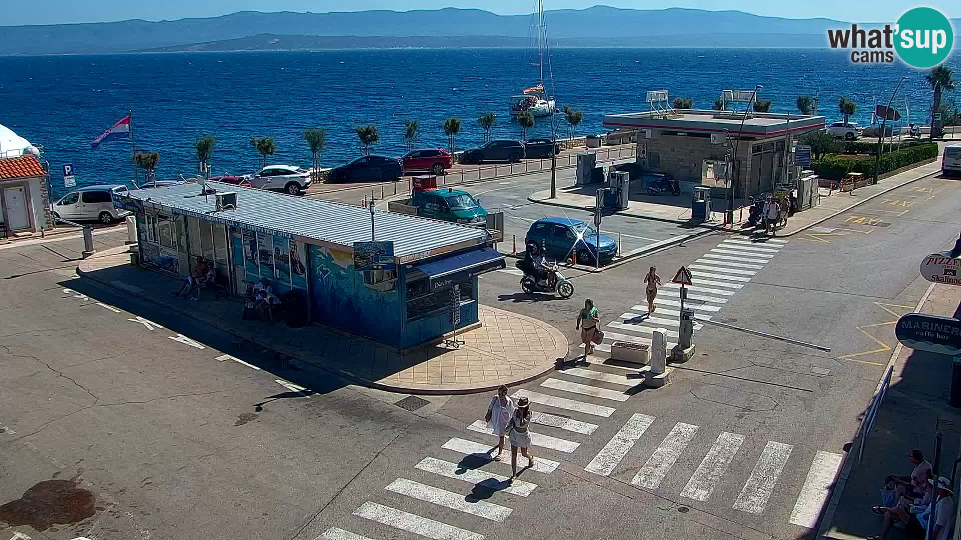 Webcam Bol Hafen & Ortszentrum – Liveblick aus Bol auf der Insel Brač