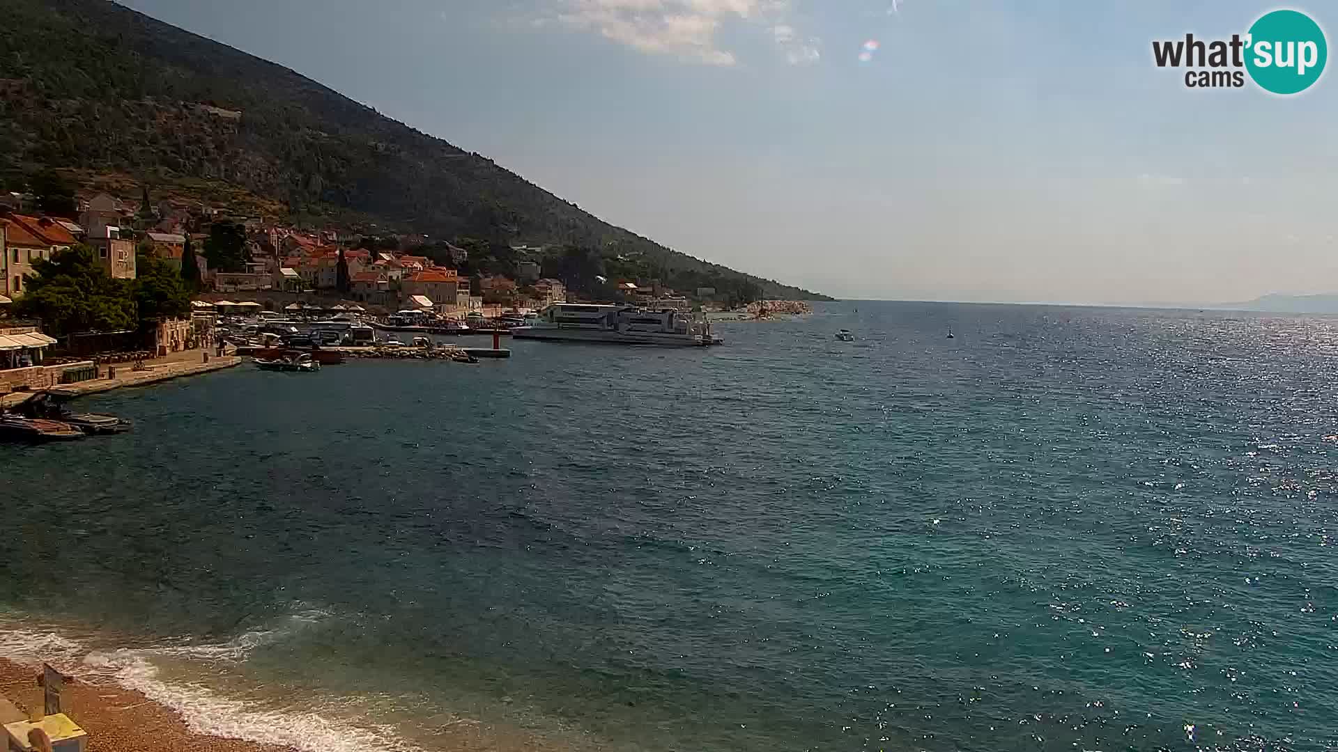Webcam Bol Centre-Ville & Marina – Vue en direct depuis Bol, île de Brač
