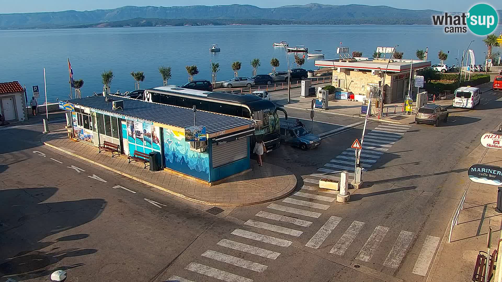 Webcam Bol Centre-Ville & Marina – Vue en direct depuis Bol, île de Brač