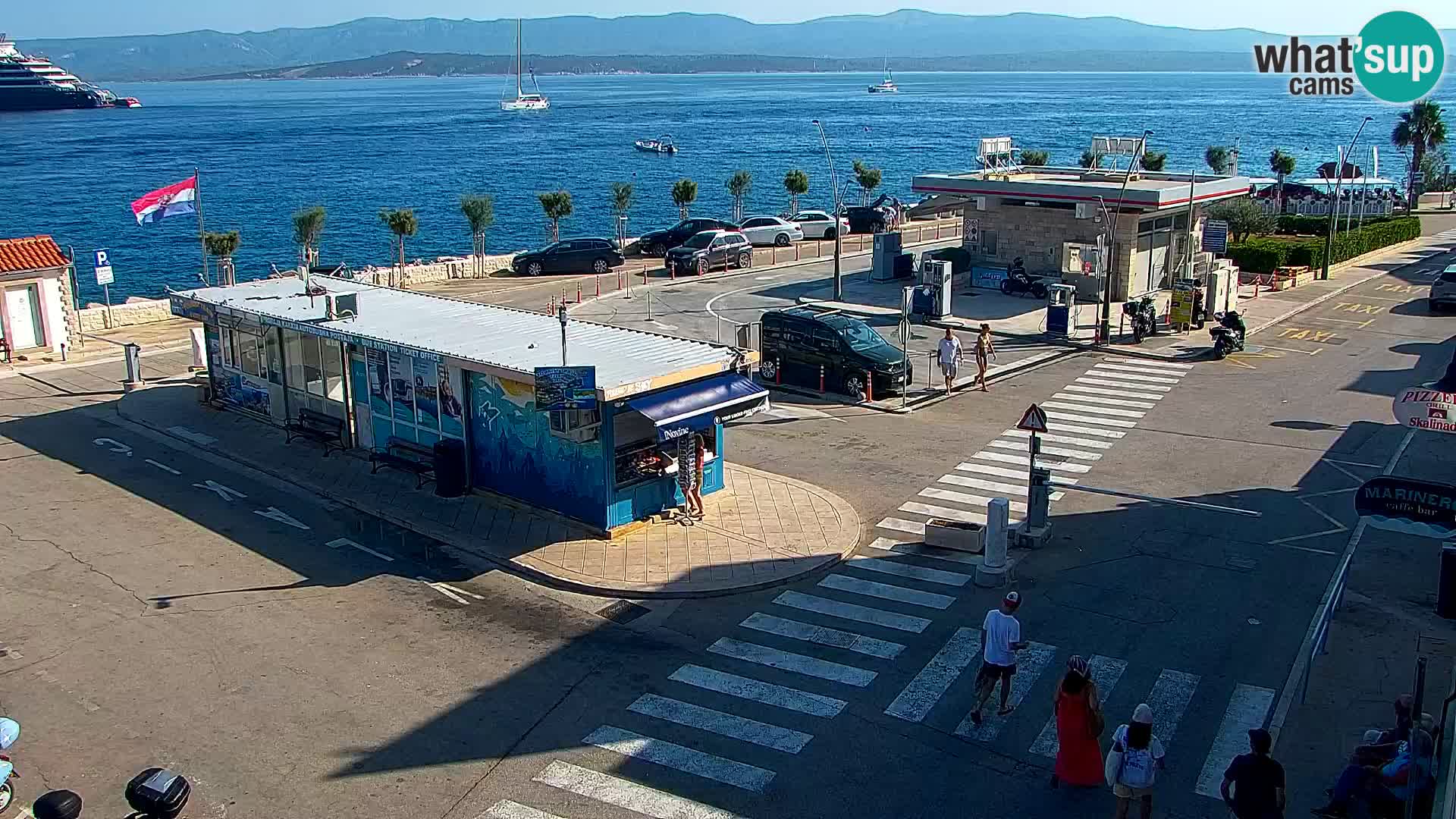 Webcam Bol Centre-Ville & Marina – Vue en direct depuis Bol, île de Brač