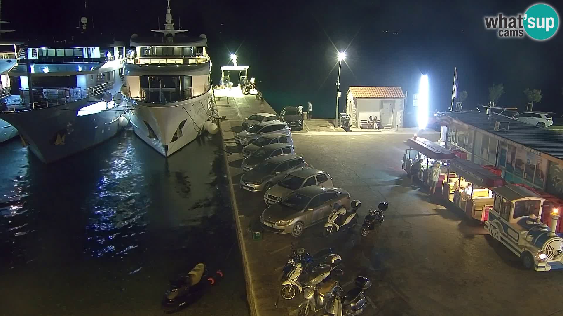 Webcam Bol Centre-Ville & Marina – Vue en direct depuis Bol, île de Brač